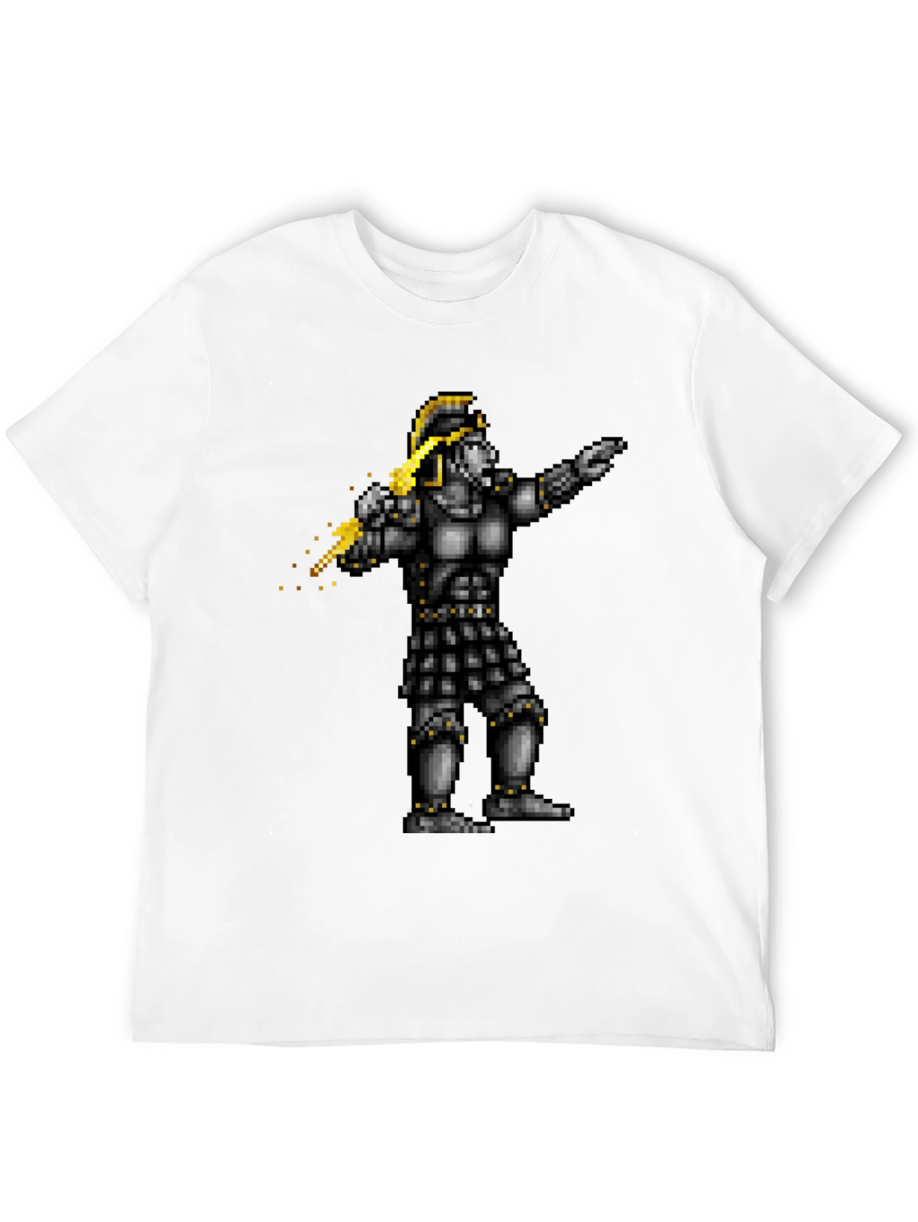 Retro Pixel Art Warrior T-Shirt