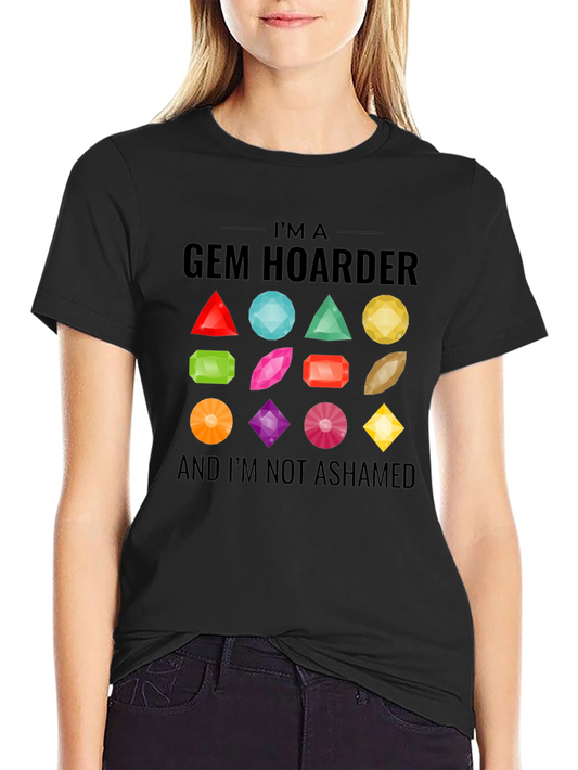 Gem Hoarder Graphic Tee - Mineral Collector T-Shirt