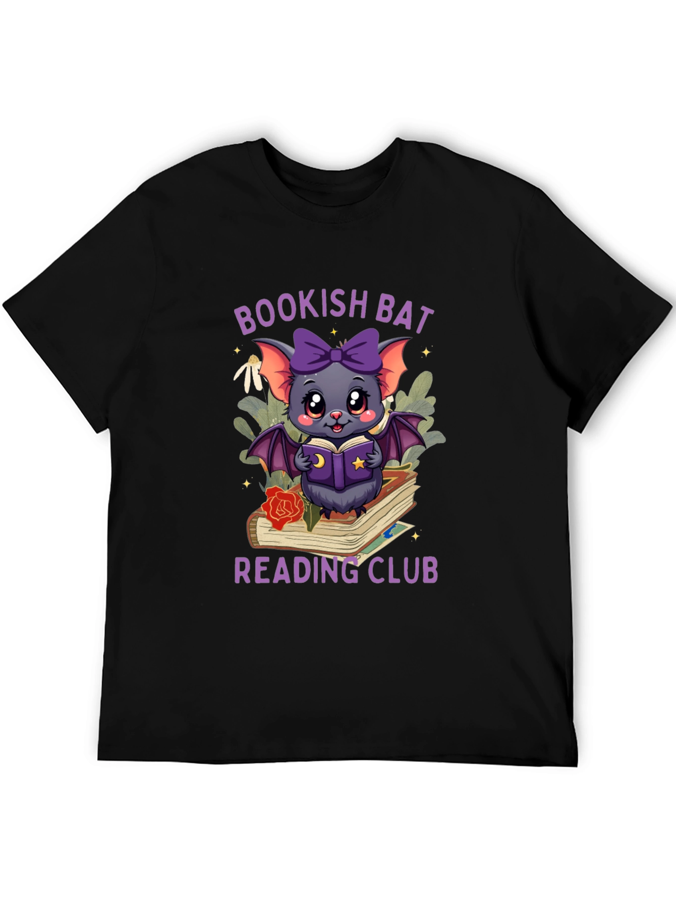Bookish Bat Reading Club T-Shirt