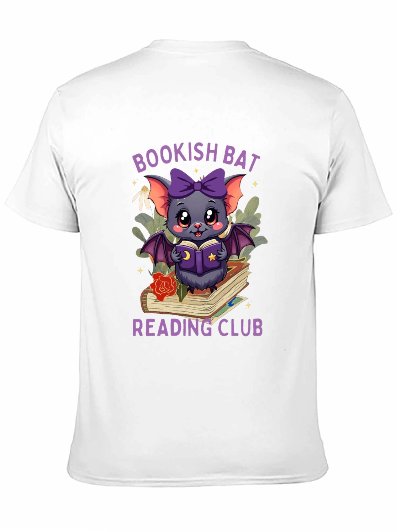 Bookish Bat Reading Club T-Shirt