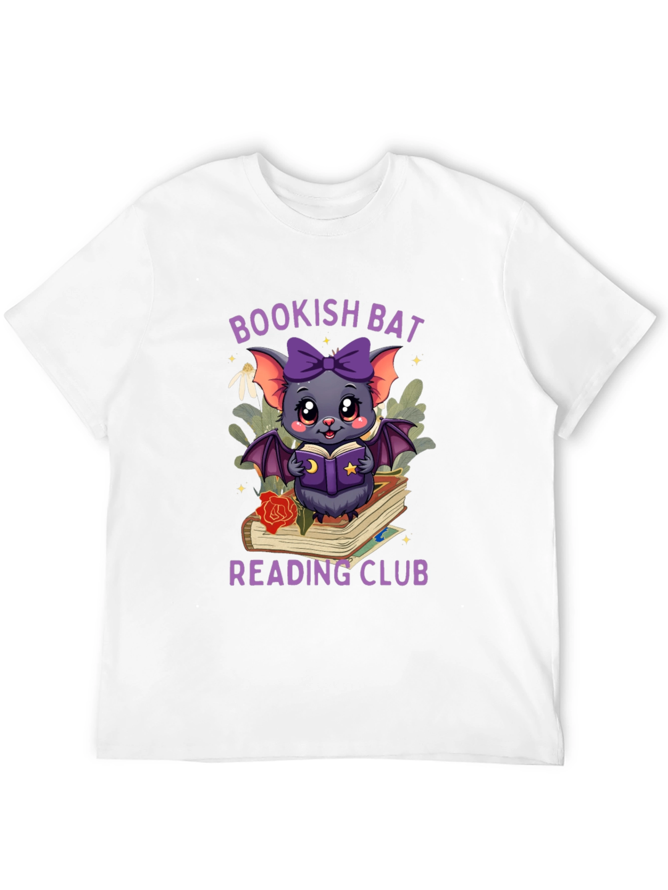 Bookish Bat Reading Club T-Shirt
