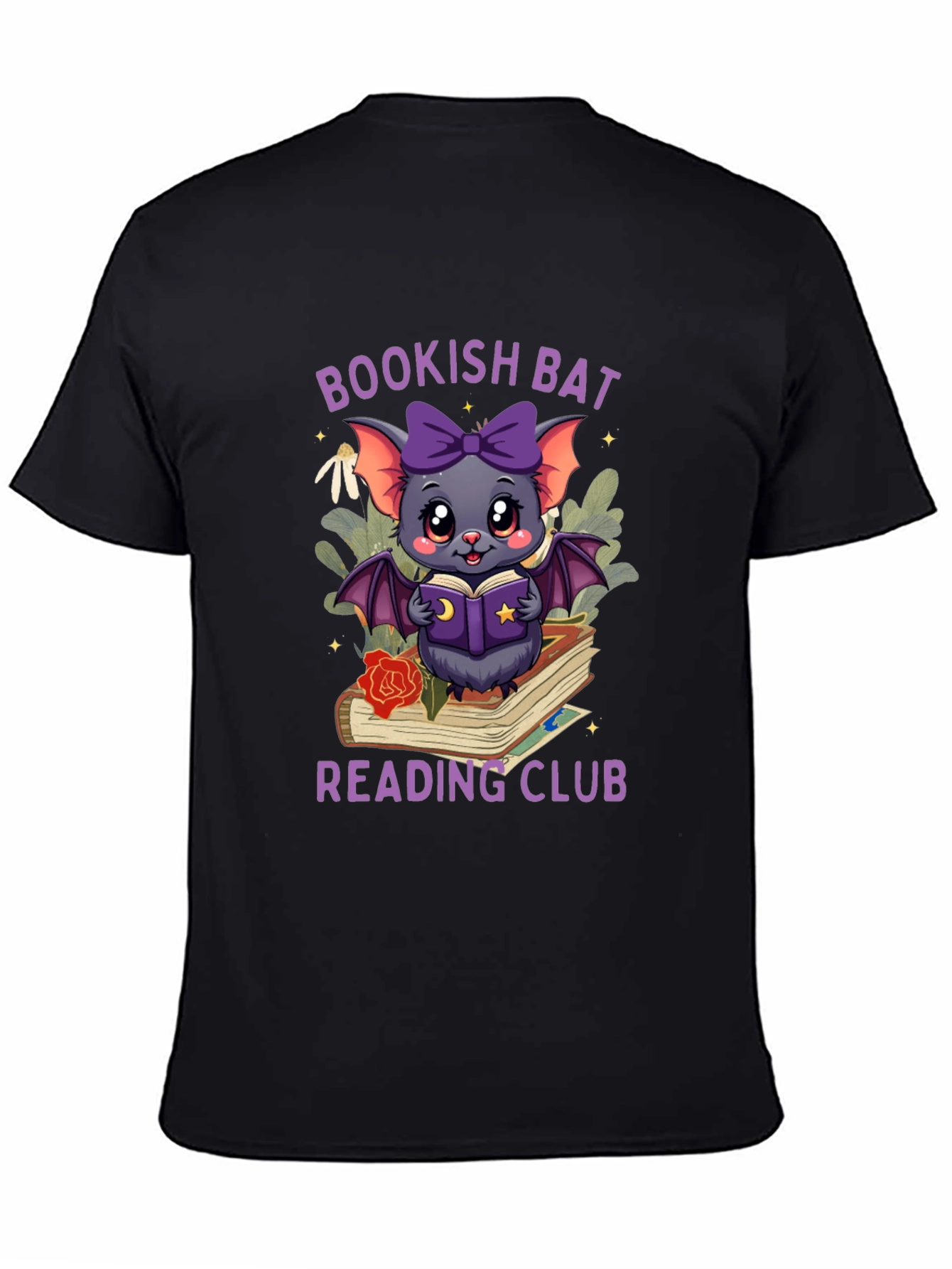 Bookish Bat Reading Club T-Shirt