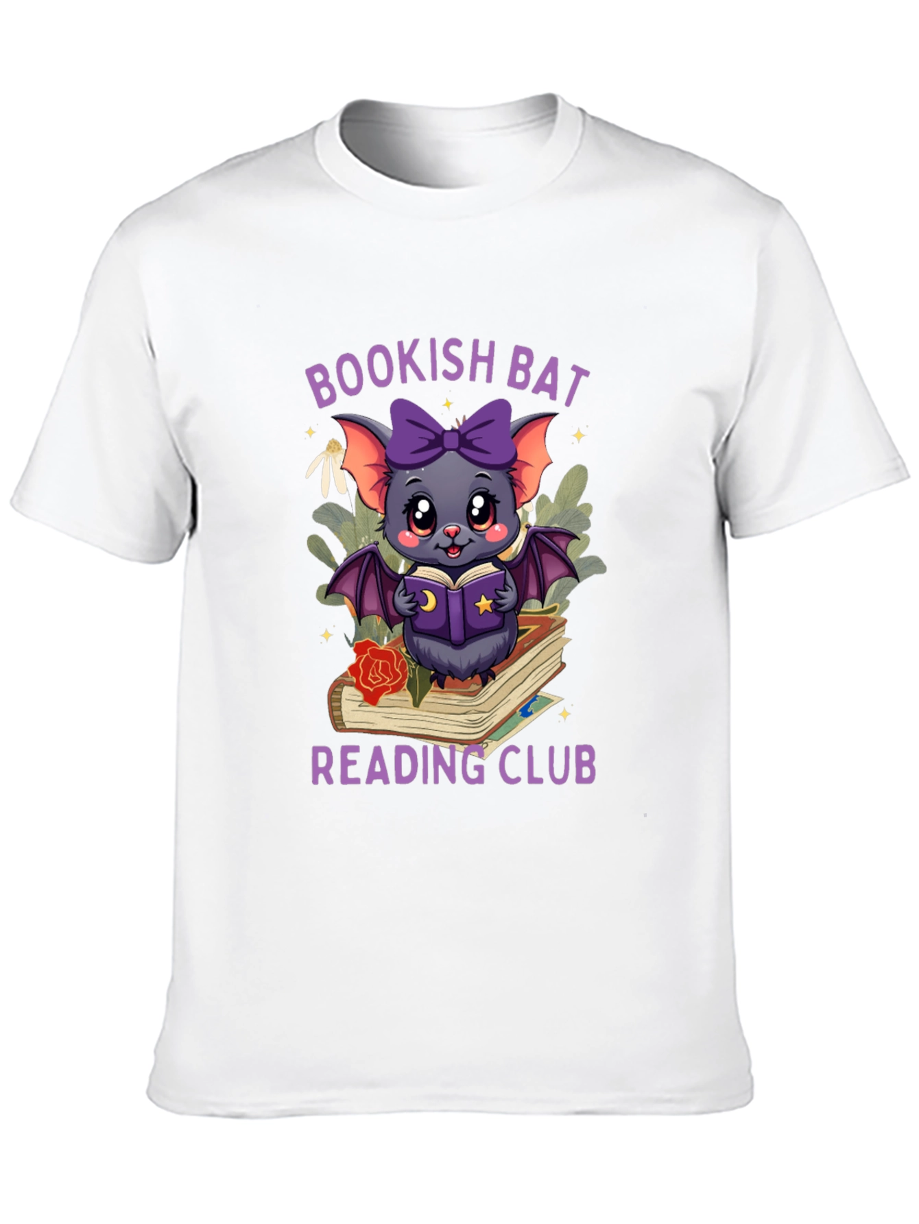Bookish Bat Reading Club T-Shirt