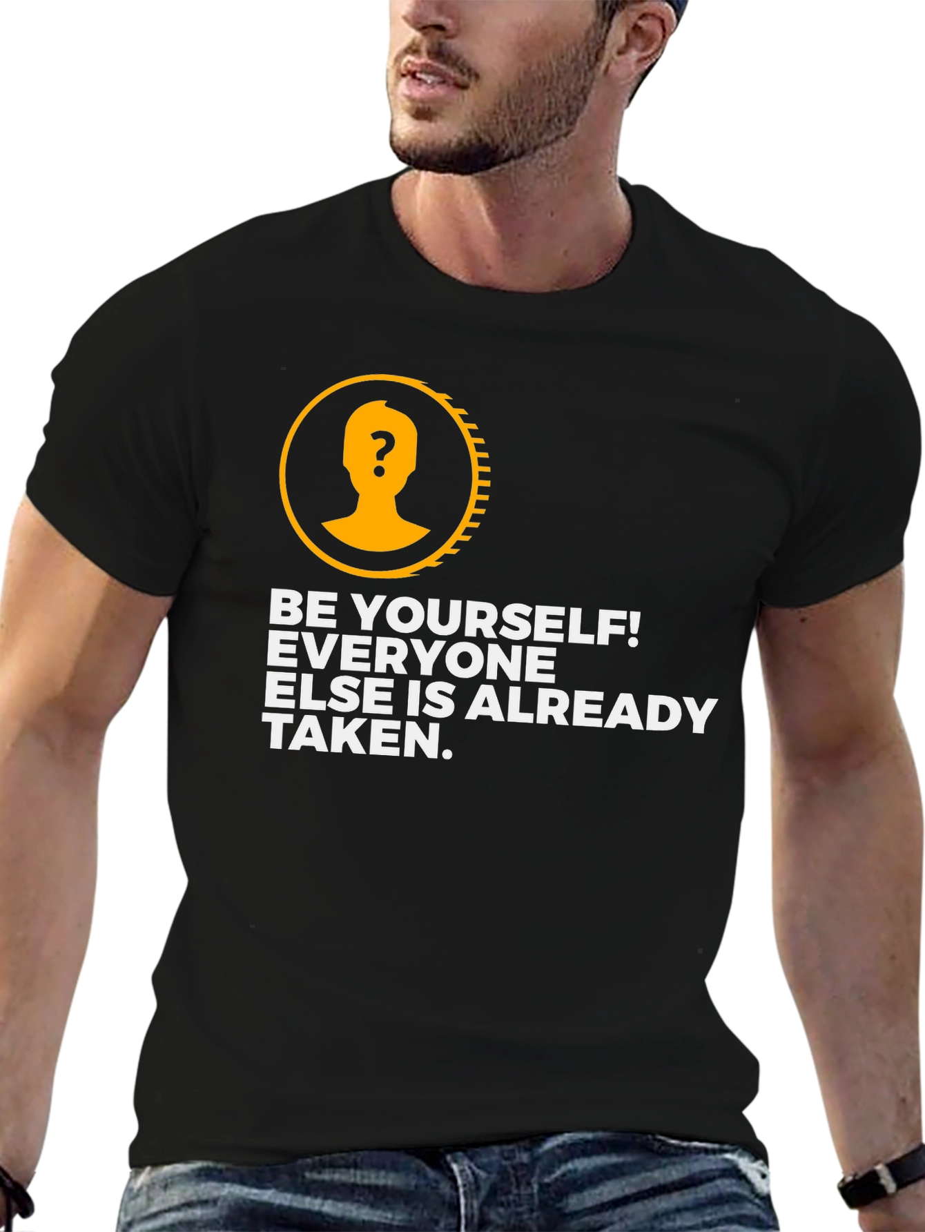 Be Yourself Graphic T-Shirt - Motivational Tee