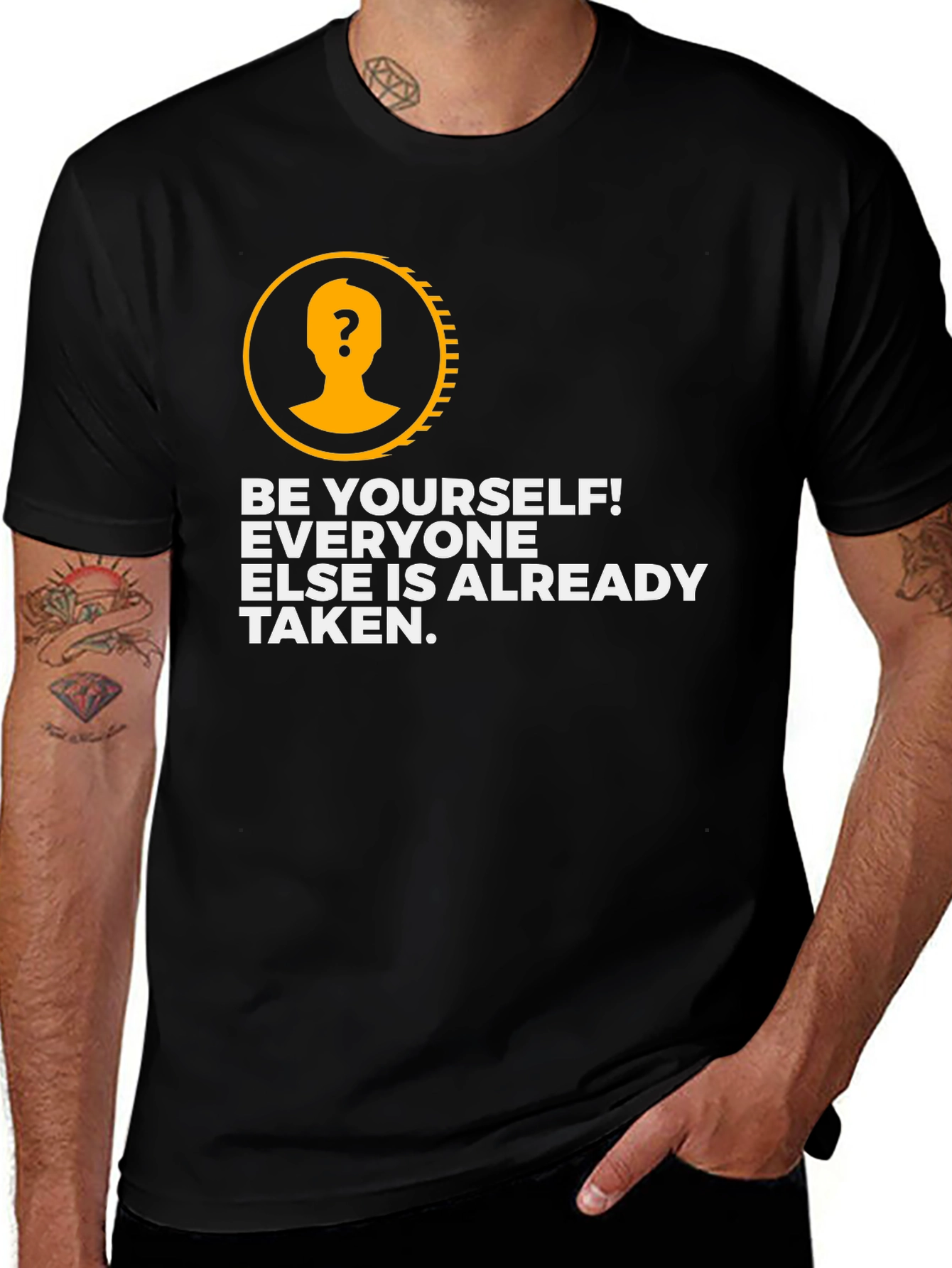 Be Yourself Graphic T-Shirt - Motivational Tee