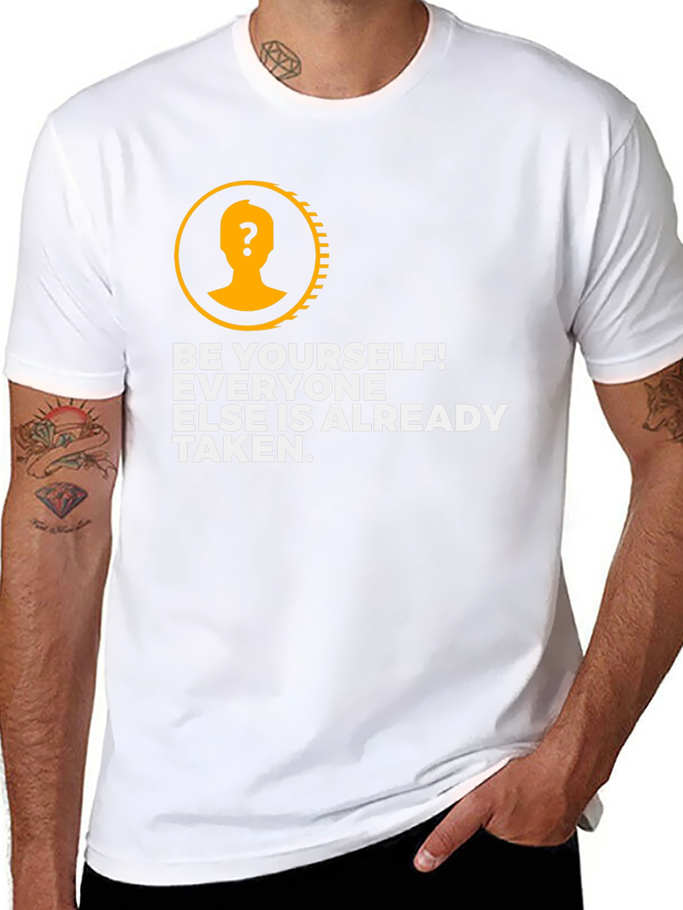 Be Yourself Graphic T-Shirt - Motivational Tee