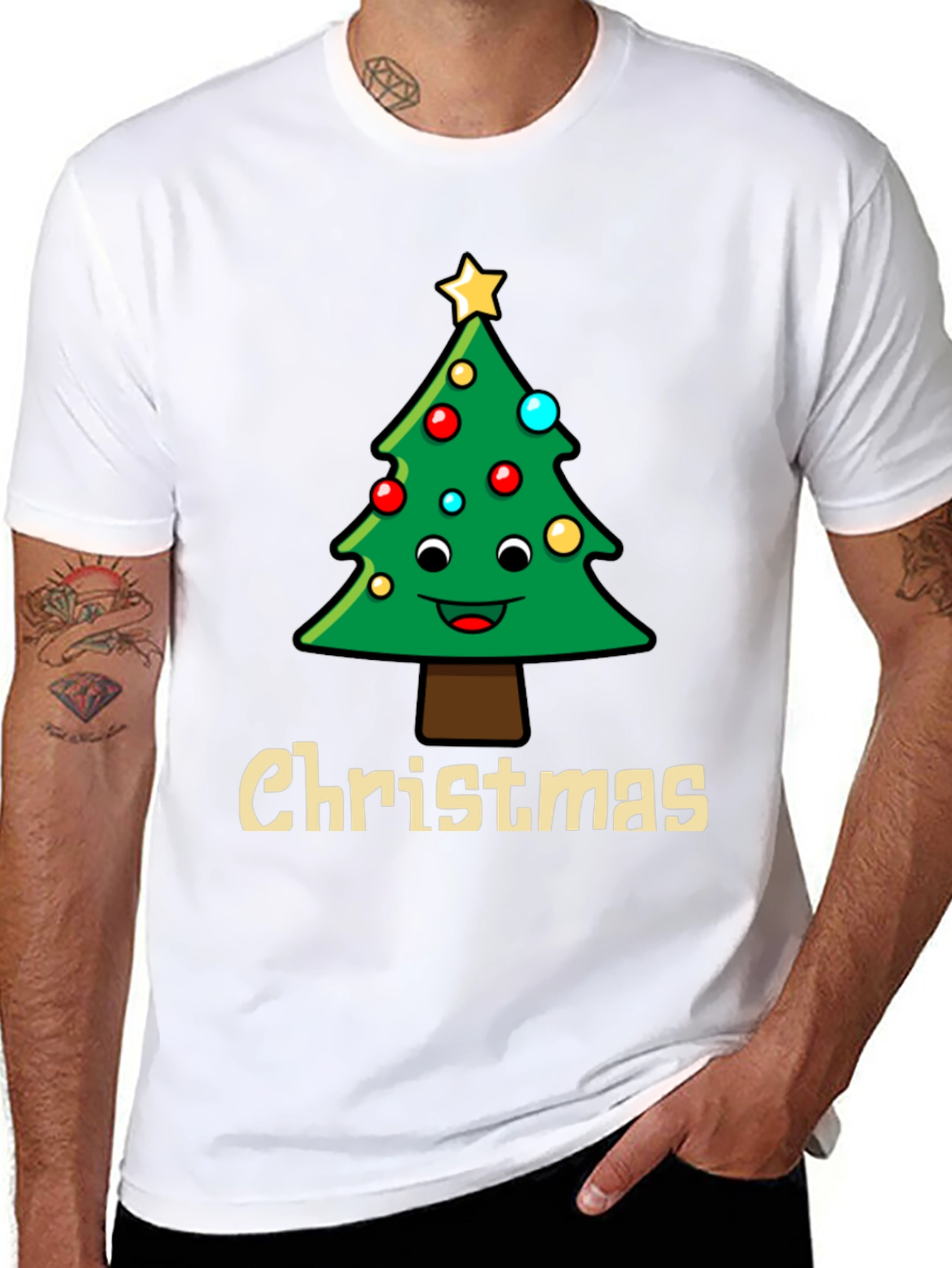 Festive Christmas Tree T-Shirt