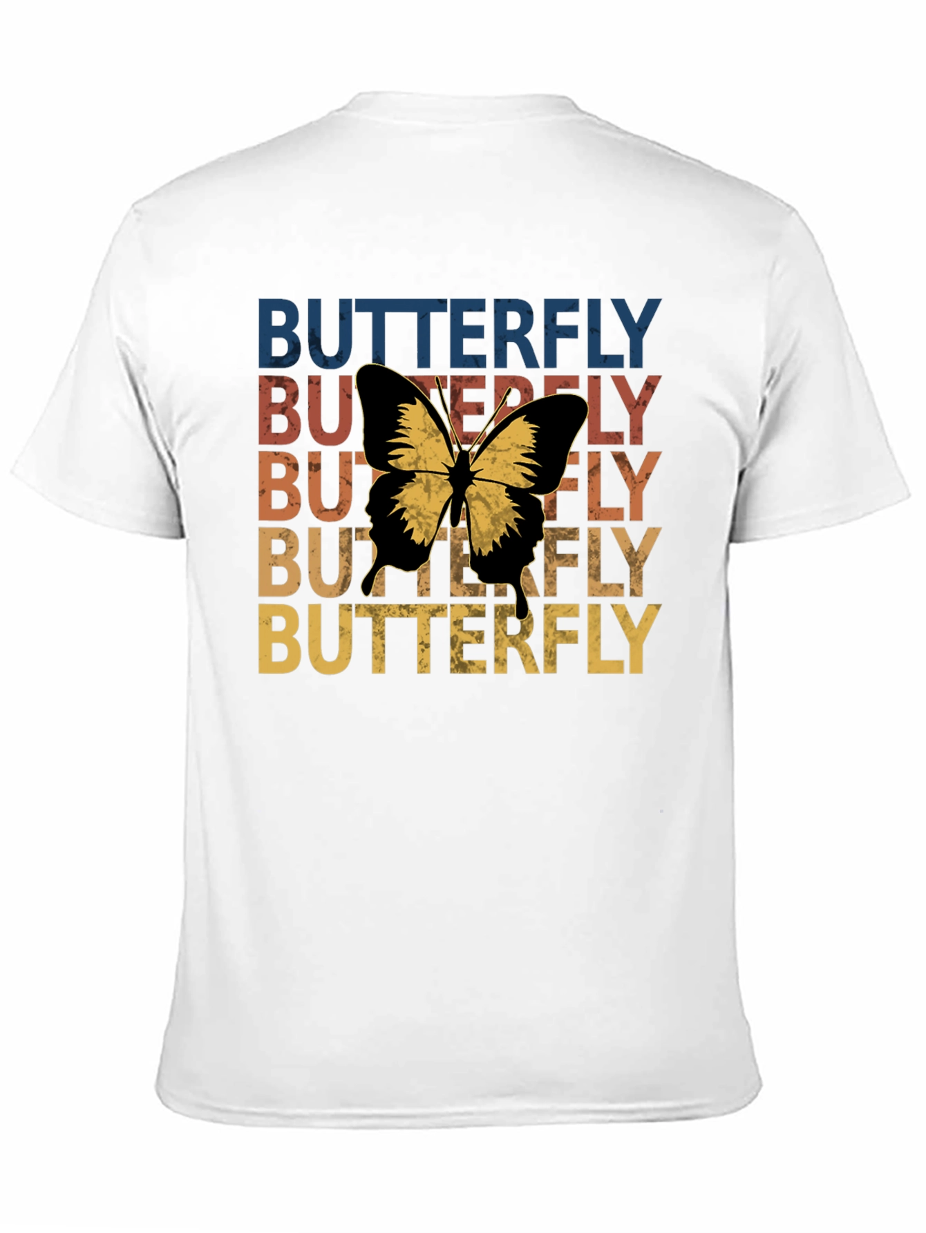 Retro Butterfly Graphic T-Shirt