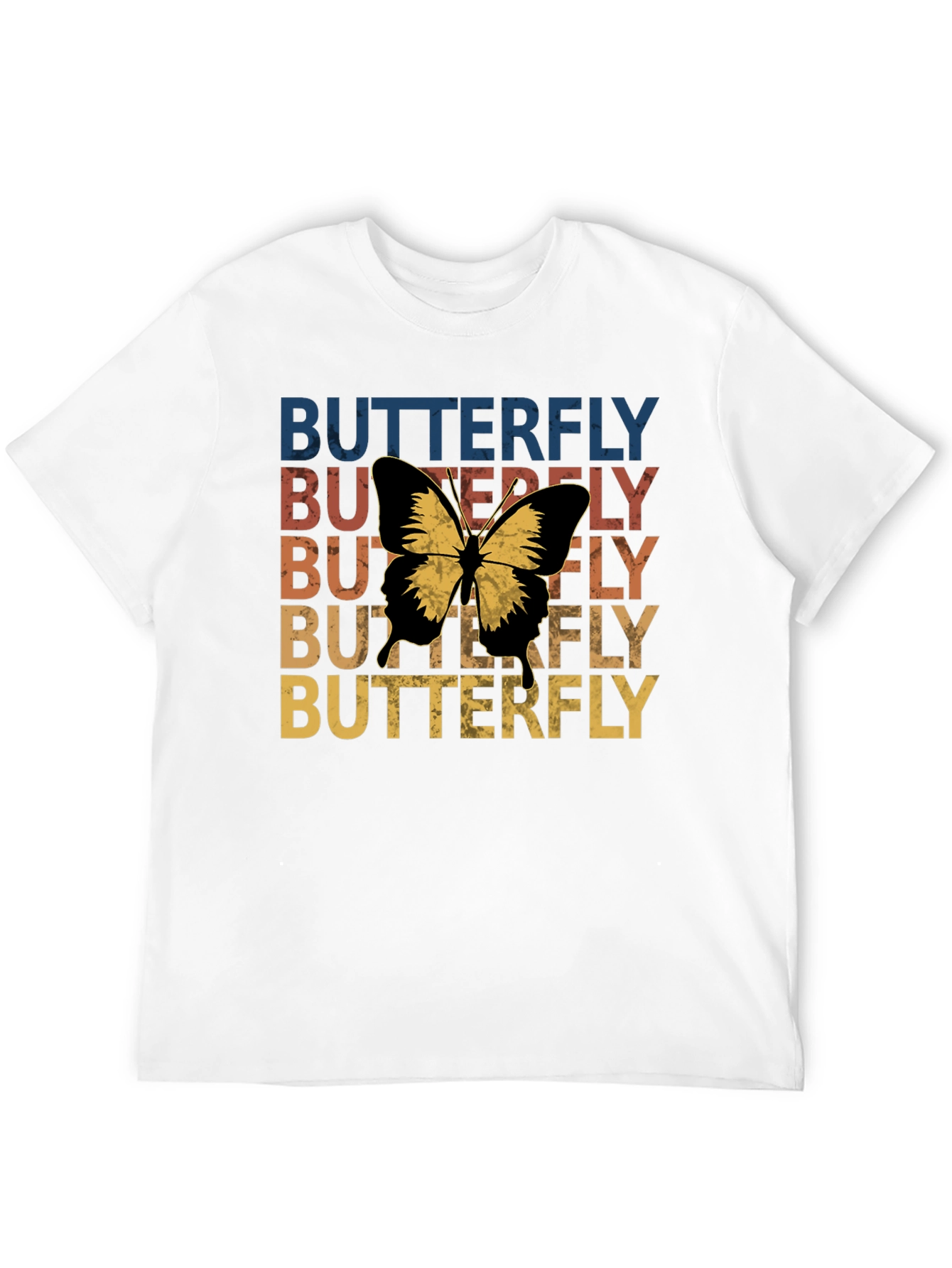 Retro Butterfly Graphic T-Shirt