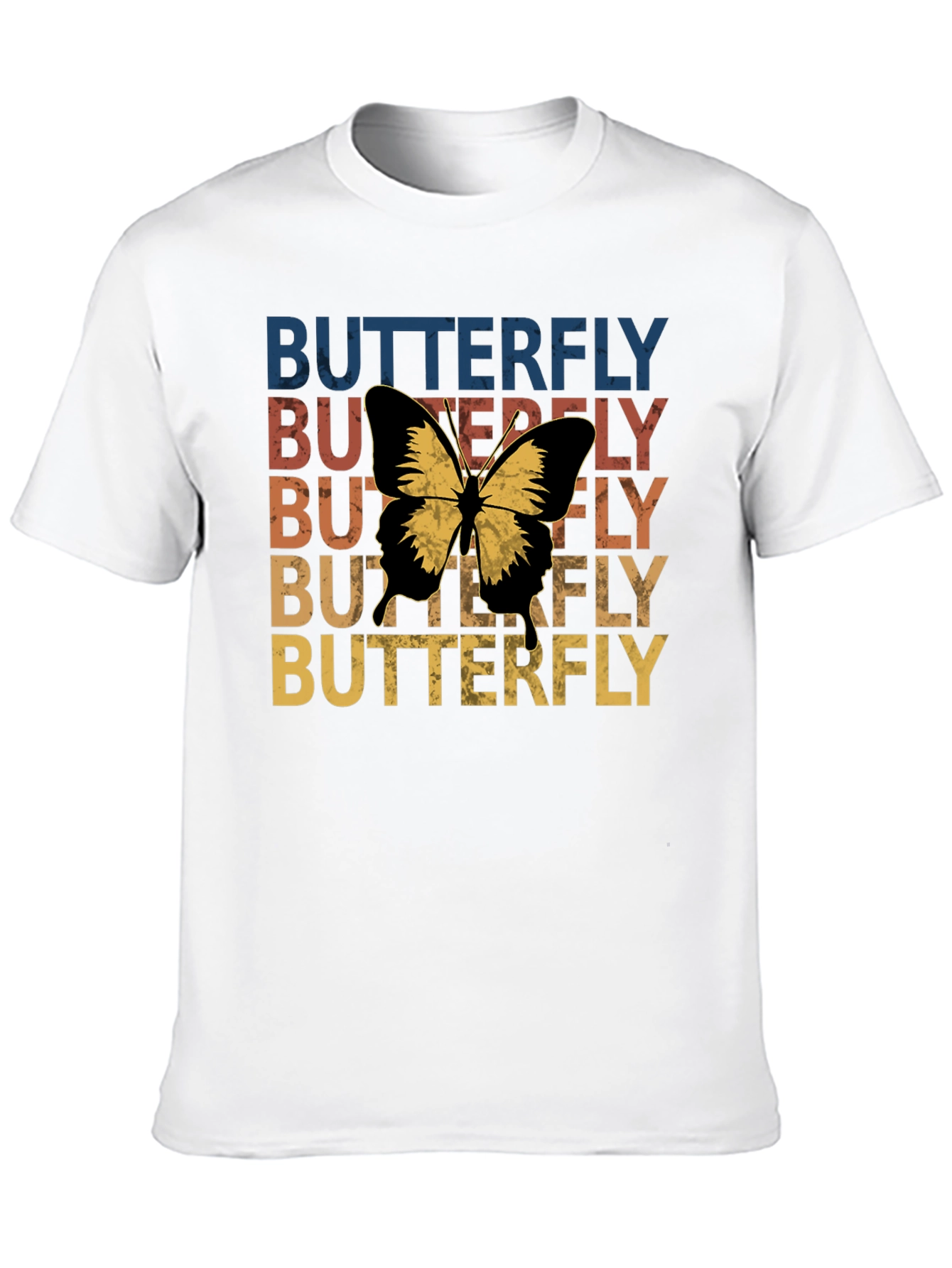Retro Butterfly Graphic T-Shirt