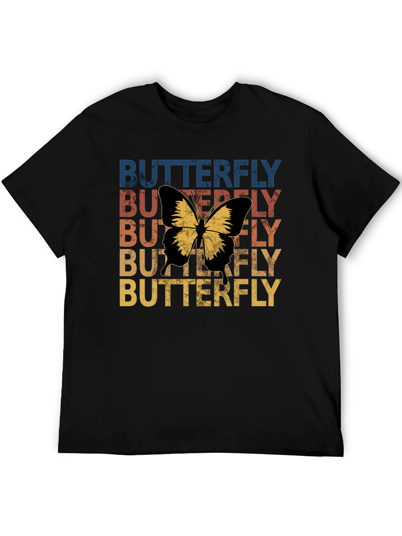 Retro Butterfly Graphic T-Shirt