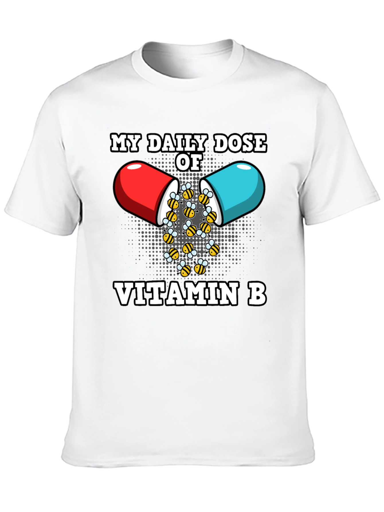 Vitamin B Funny Bee T-Shirt