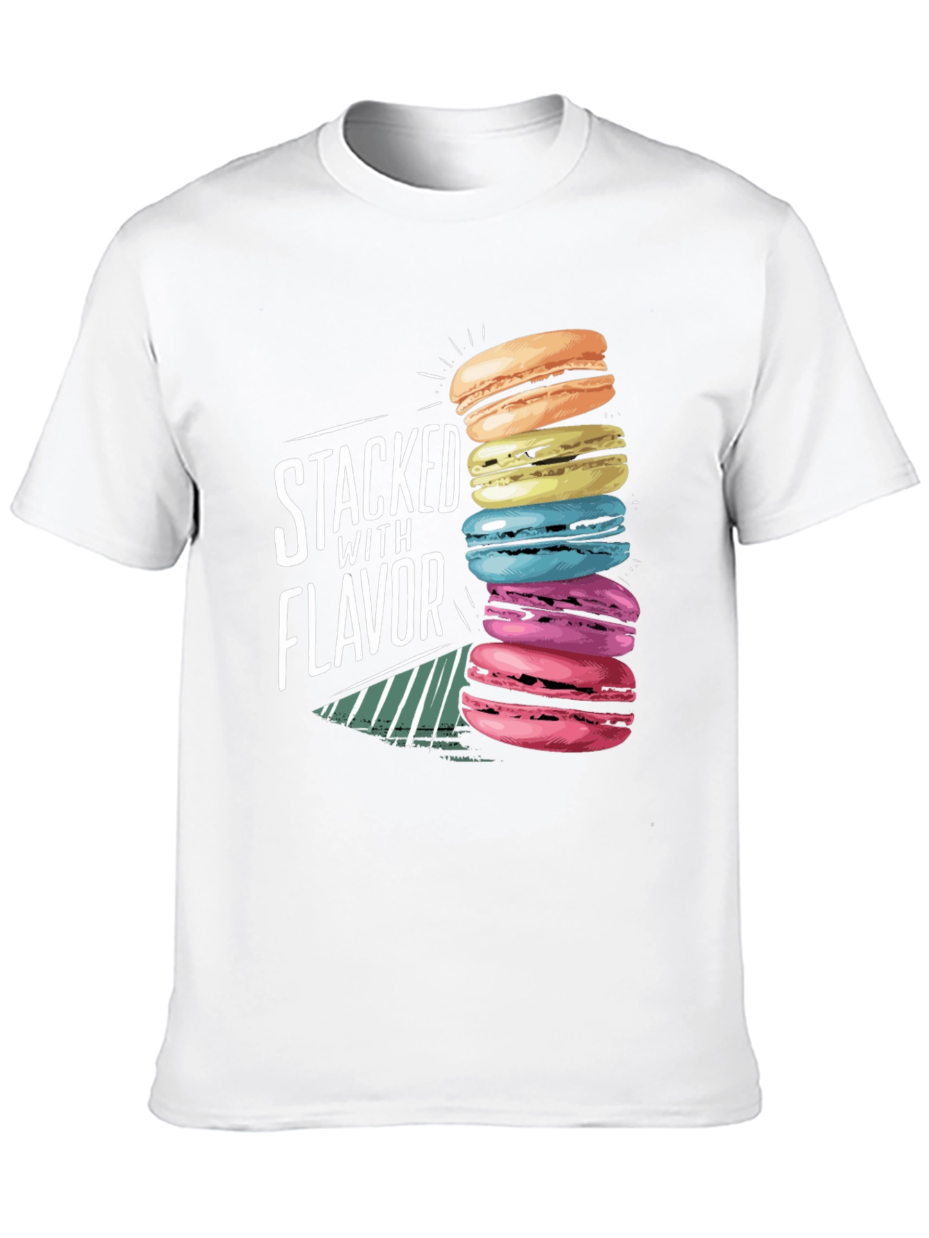 Stacked with Flavor Macaron T-Shirt
