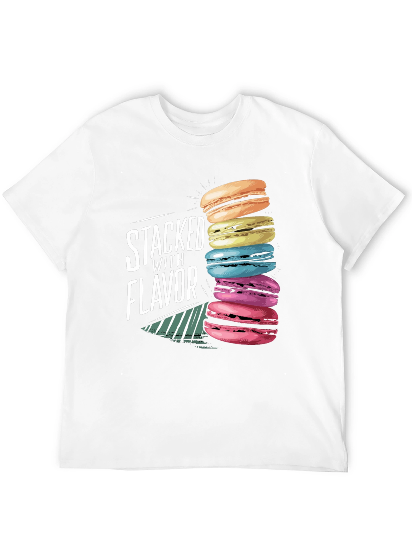 Stacked with Flavor Macaron T-Shirt