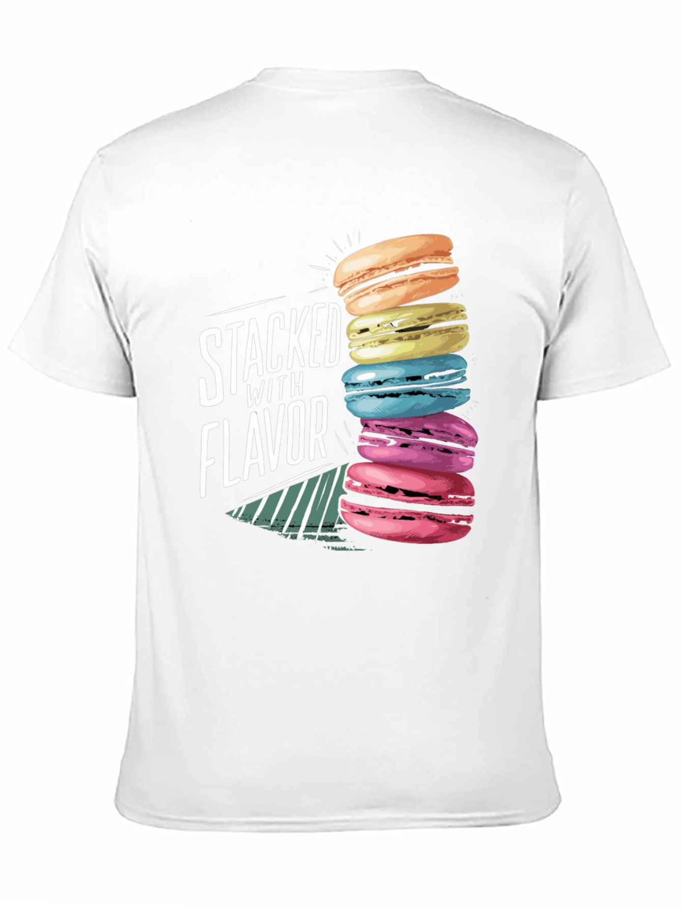 Stacked with Flavor Macaron T-Shirt