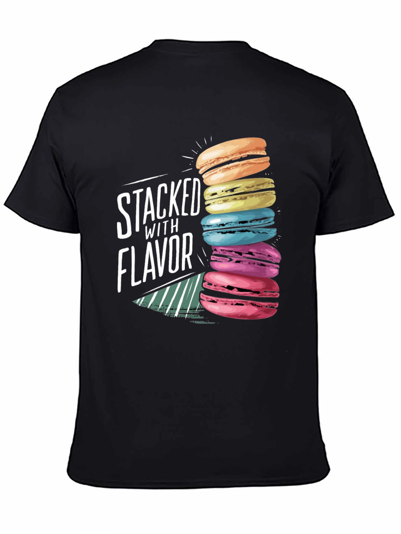 Stacked with Flavor Macaron T-Shirt