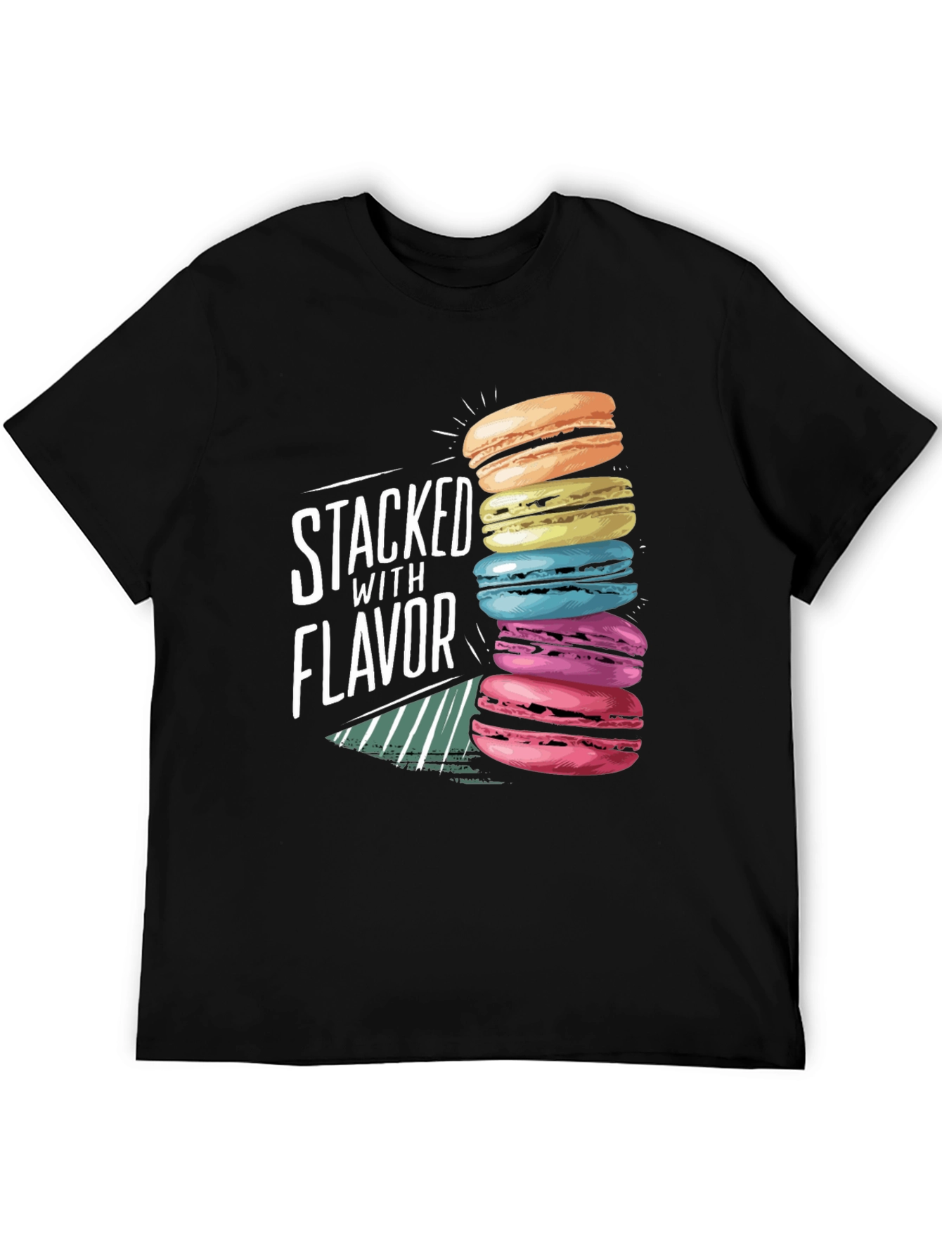 Stacked with Flavor Macaron T-Shirt