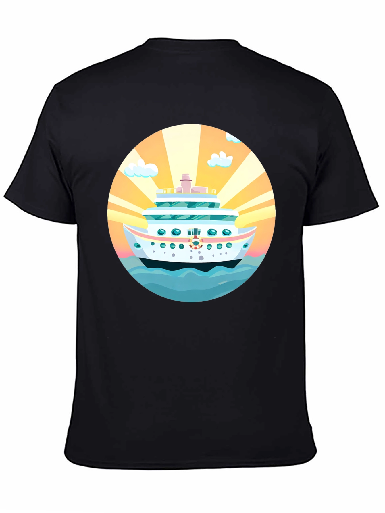 Cruise Ship Graphic Tee - Sun Sea Style!