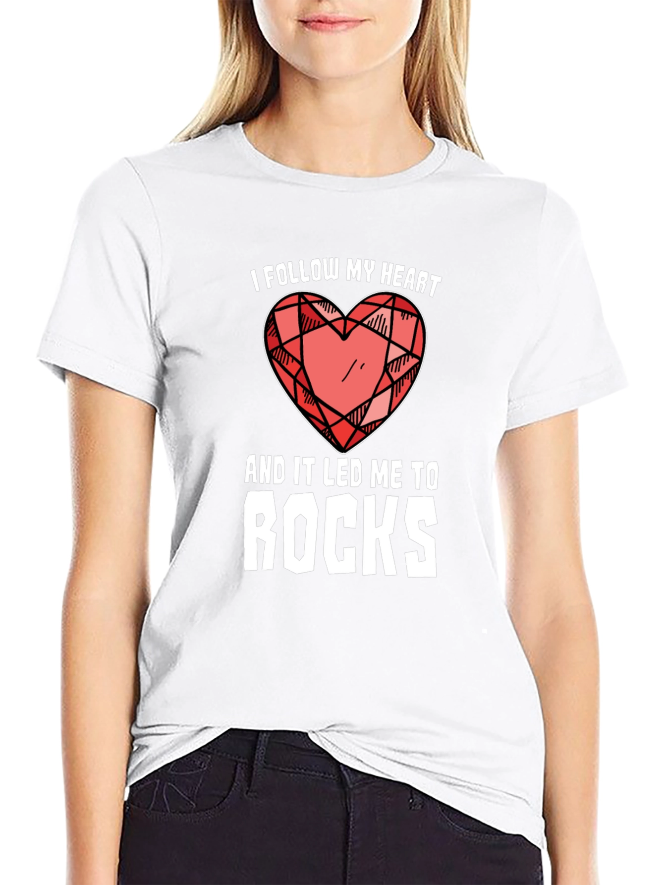 I Follow My Heart T-Shirt Rock Collector Gift