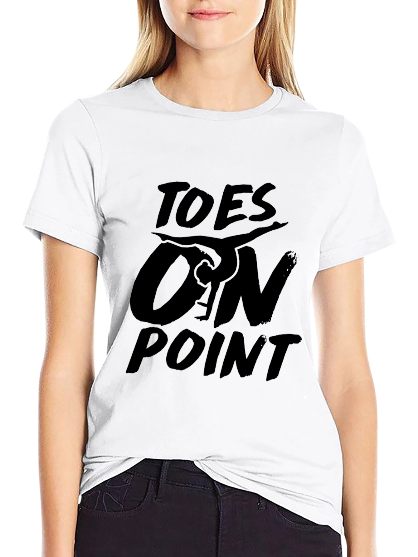 Toes On Point Graphic Tee - Gymnastics T-Shirt