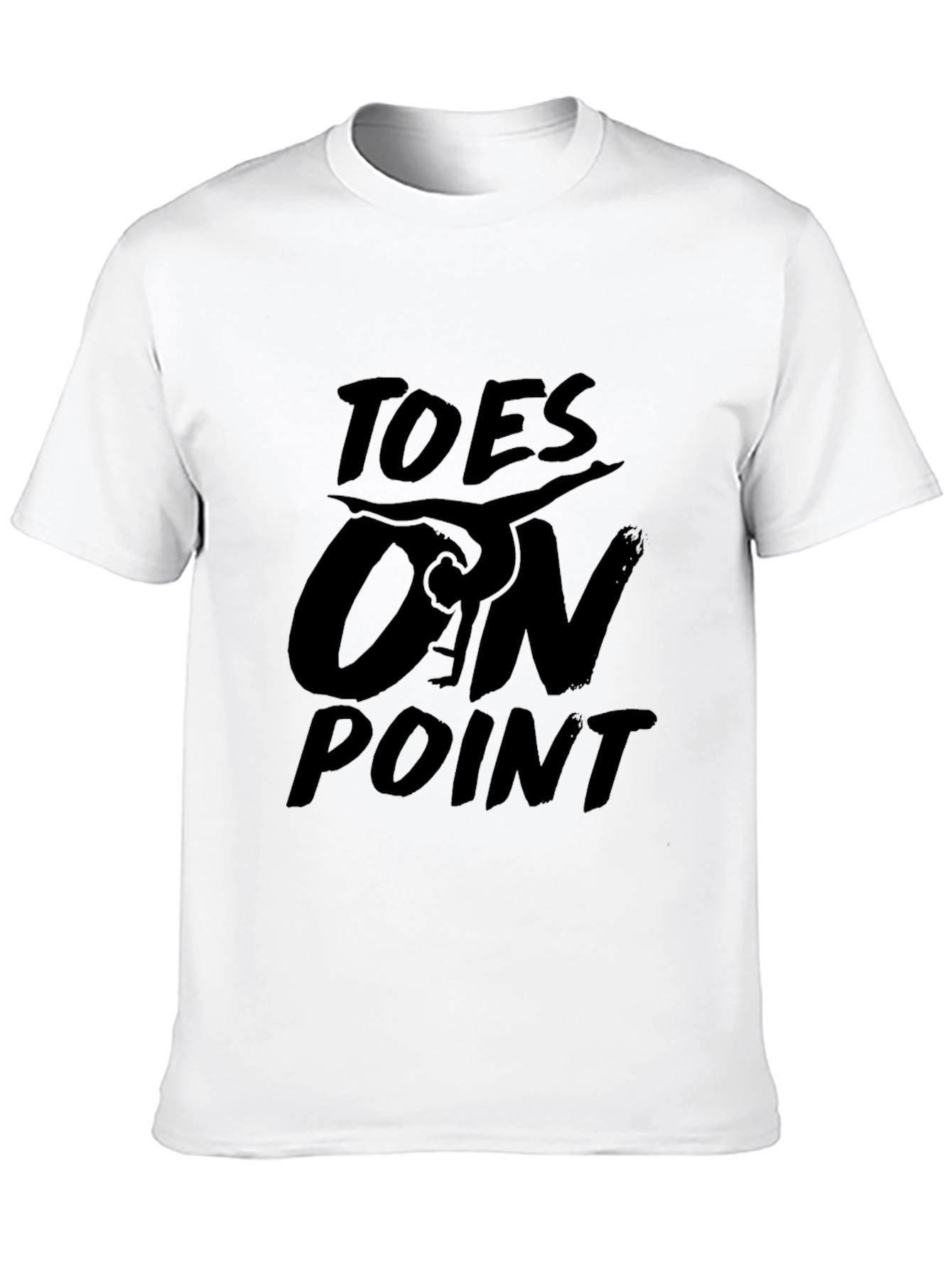 Toes On Point Graphic Tee - Gymnastics T-Shirt