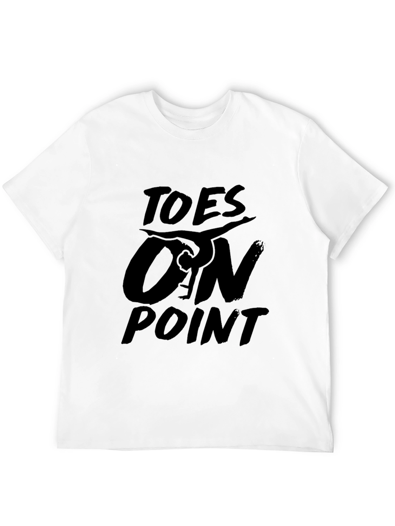 Toes On Point Graphic Tee - Gymnastics T-Shirt
