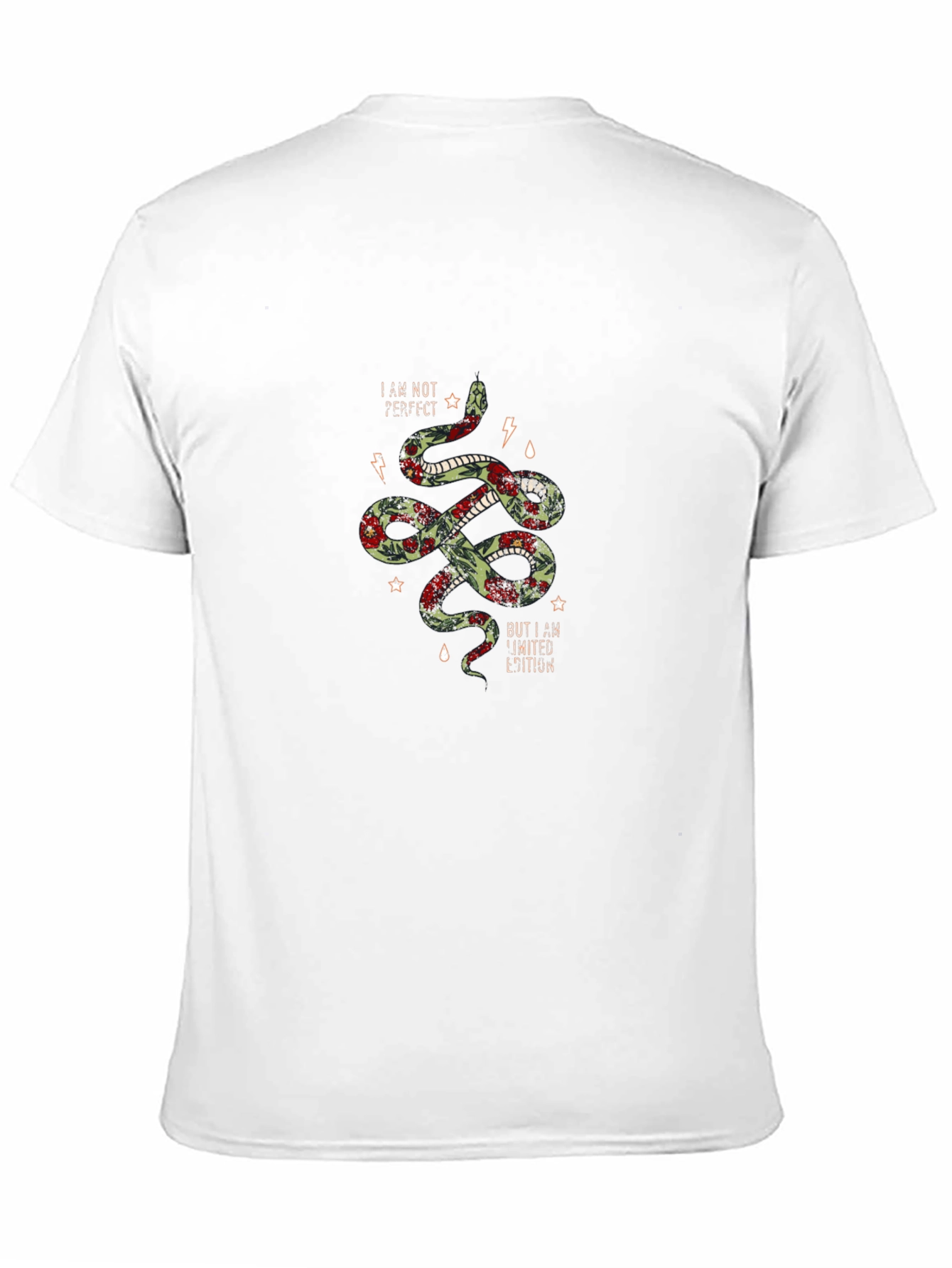 Floral Snake Graphic Tee - Limited Edition Design