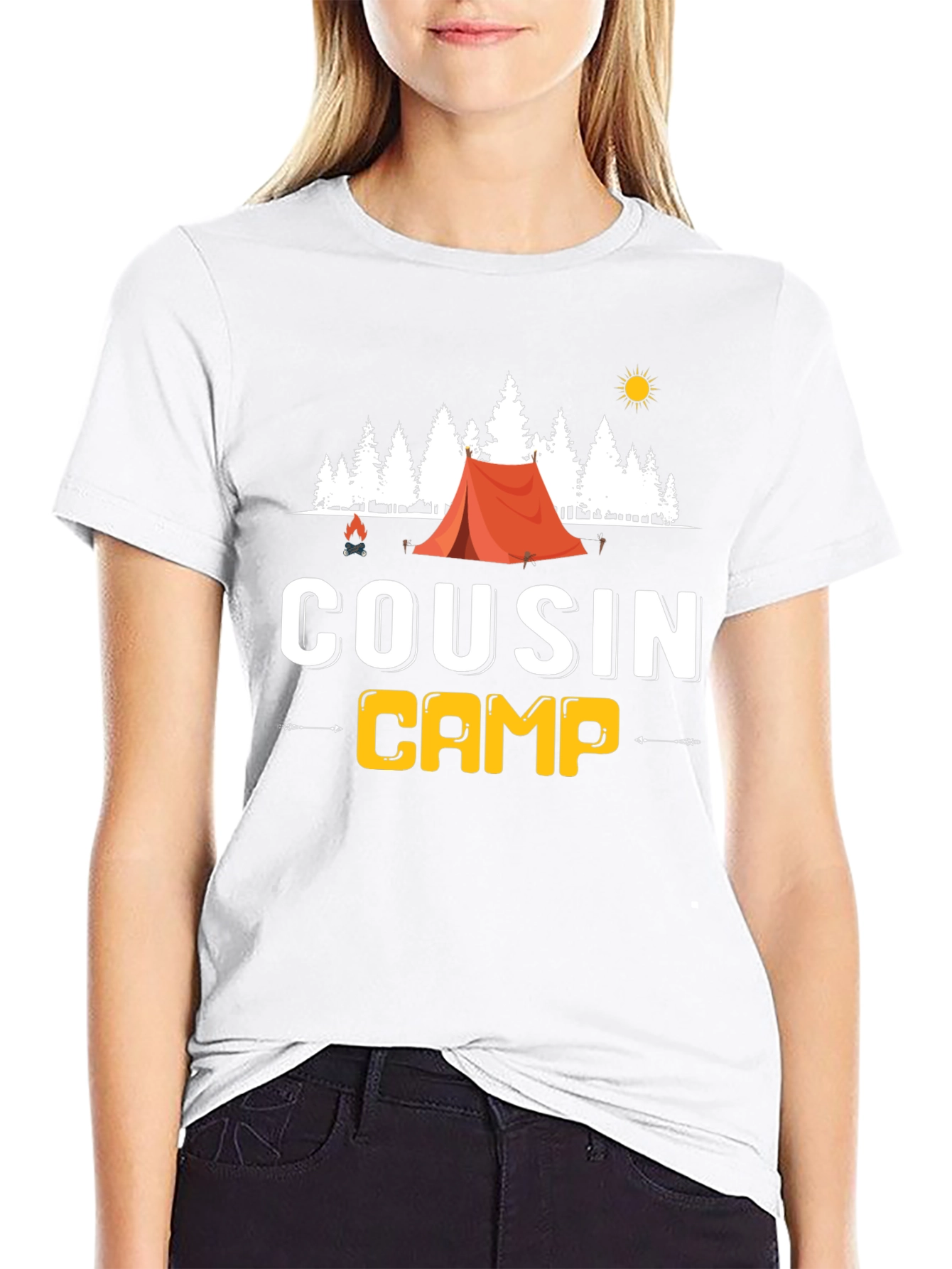 Cousin Camp T-Shirt Camping Trip Tee