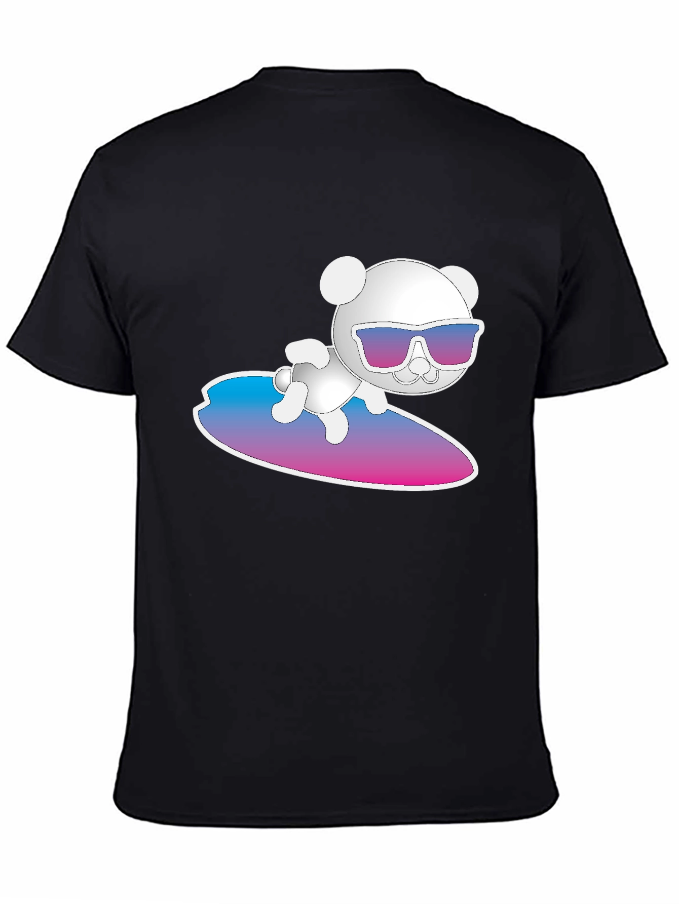Cool Bear Surfing Graphic T-Shirt