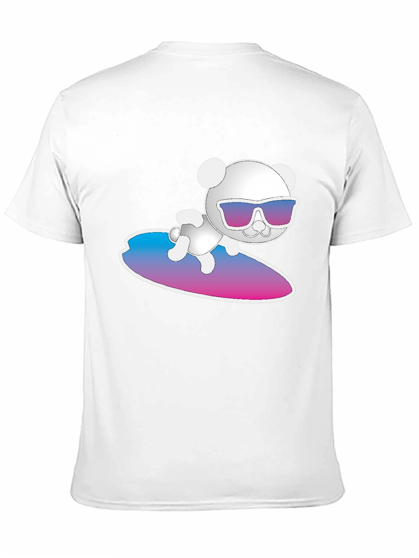 Cool Bear Surfing Graphic T-Shirt
