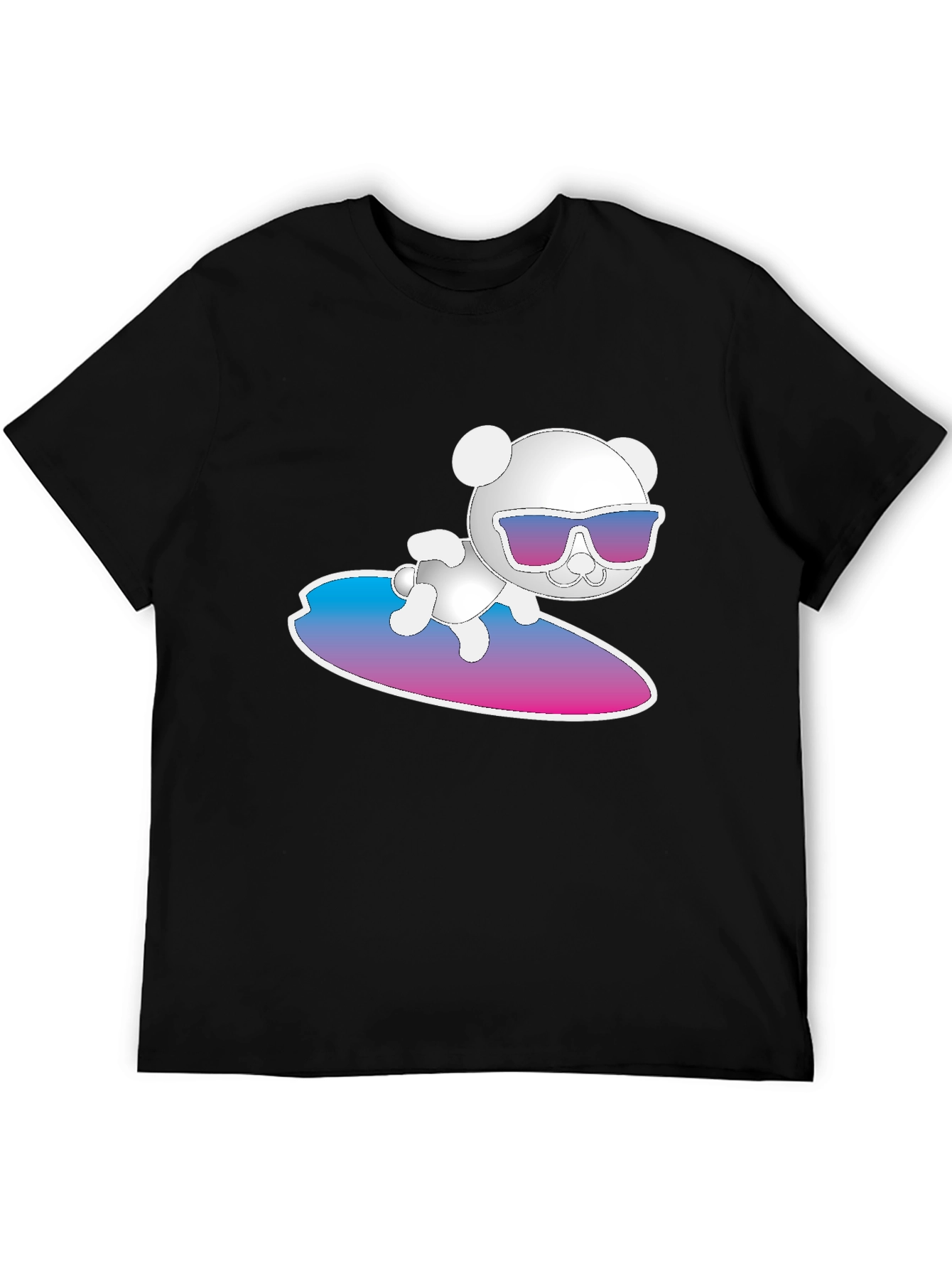 Cool Bear Surfing Graphic T-Shirt