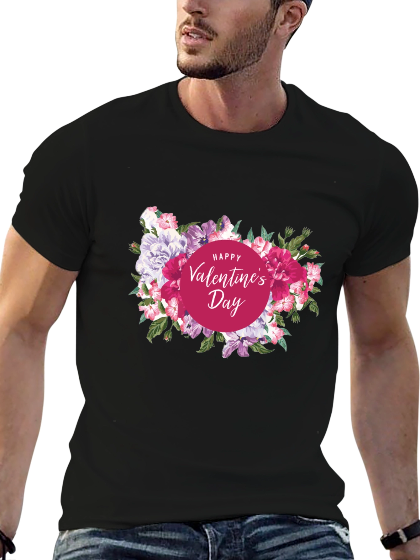 Valentines Day Floral T-Shirt