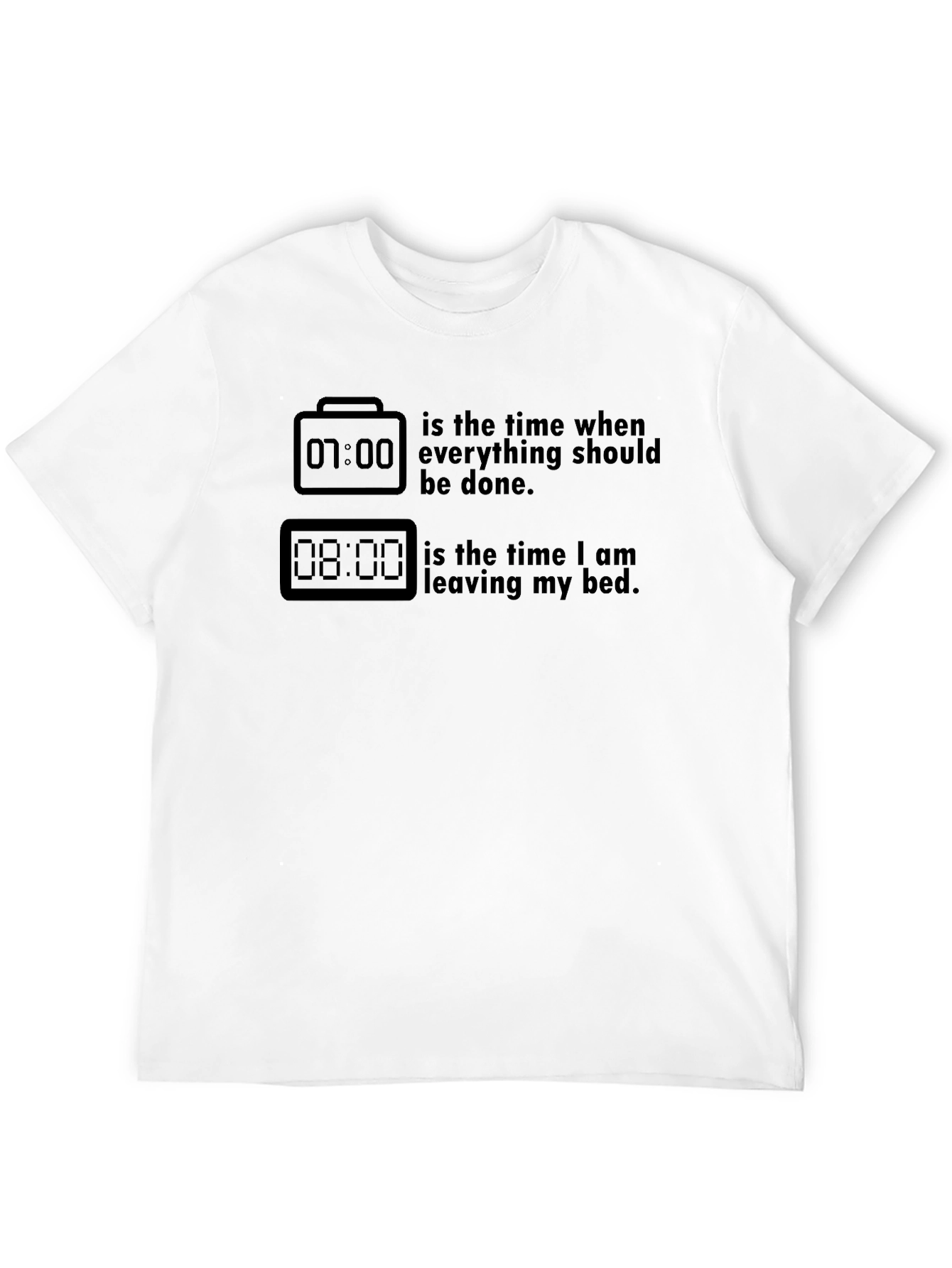 Funny 7 AM vs 8 AM T-Shirt
