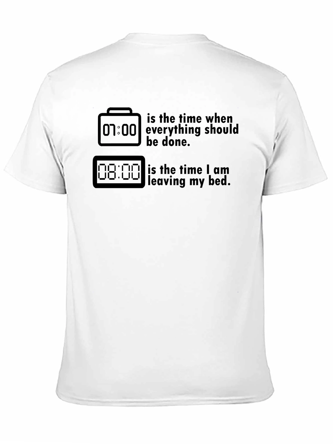 Funny 7 AM vs 8 AM T-Shirt