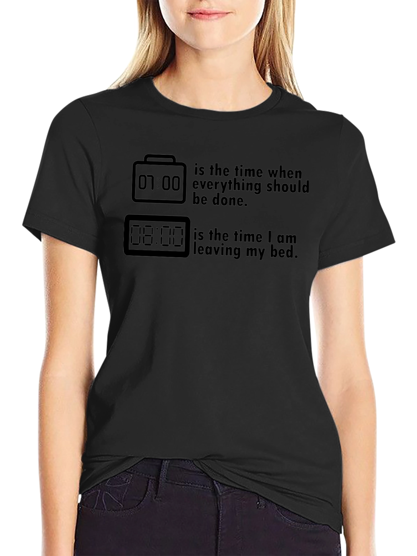 Funny 7 AM vs 8 AM T-Shirt