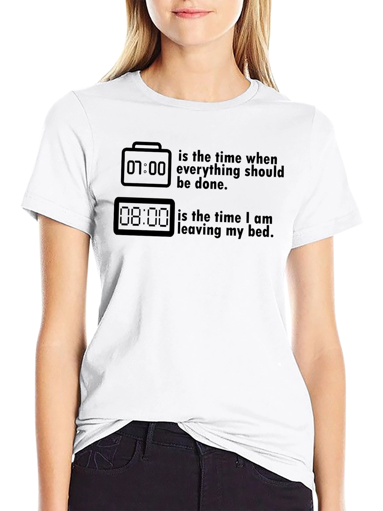 Funny 7 AM vs 8 AM T-Shirt