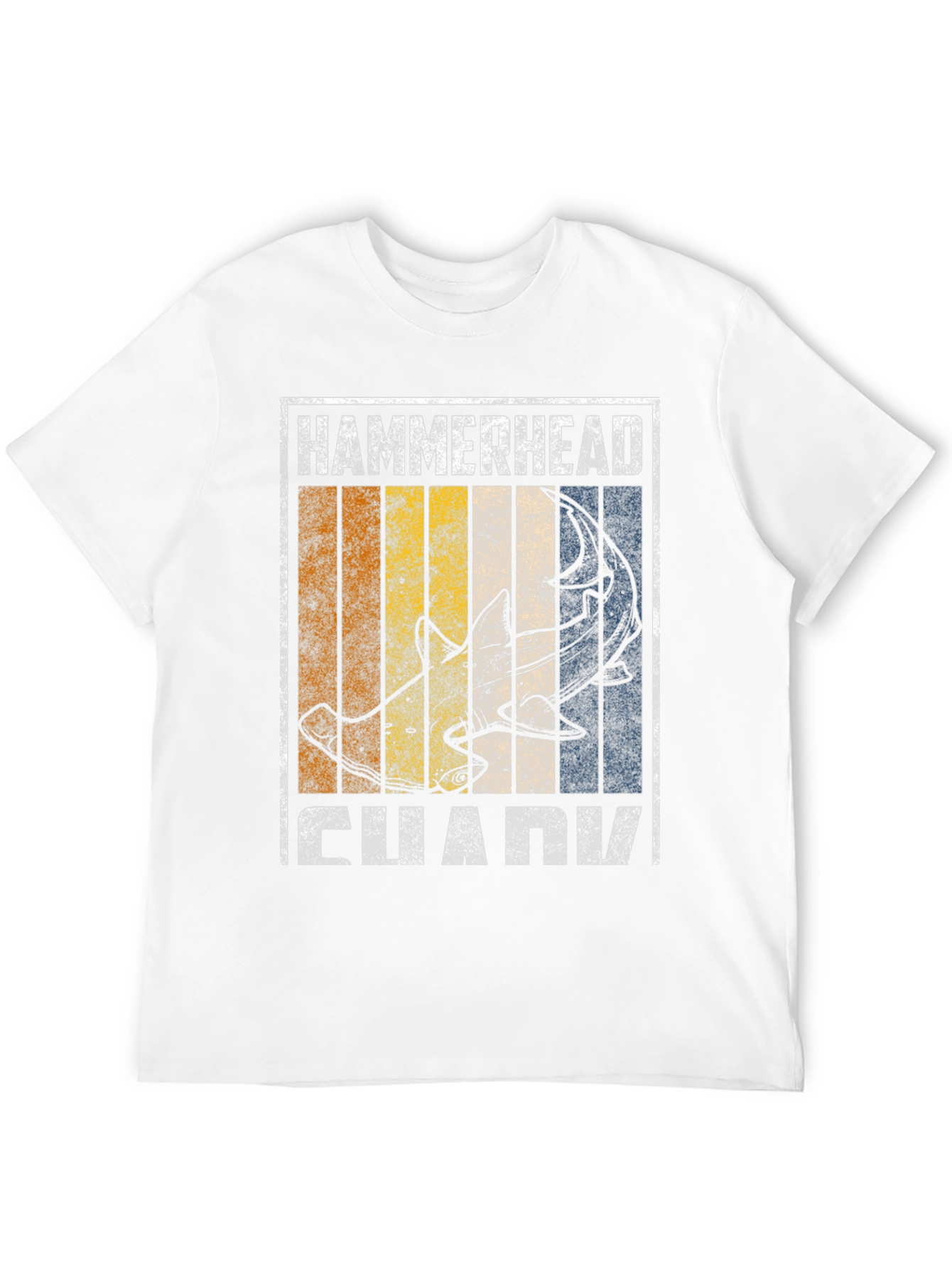 Hammerhead Shark Graphic Tee - Retro Style