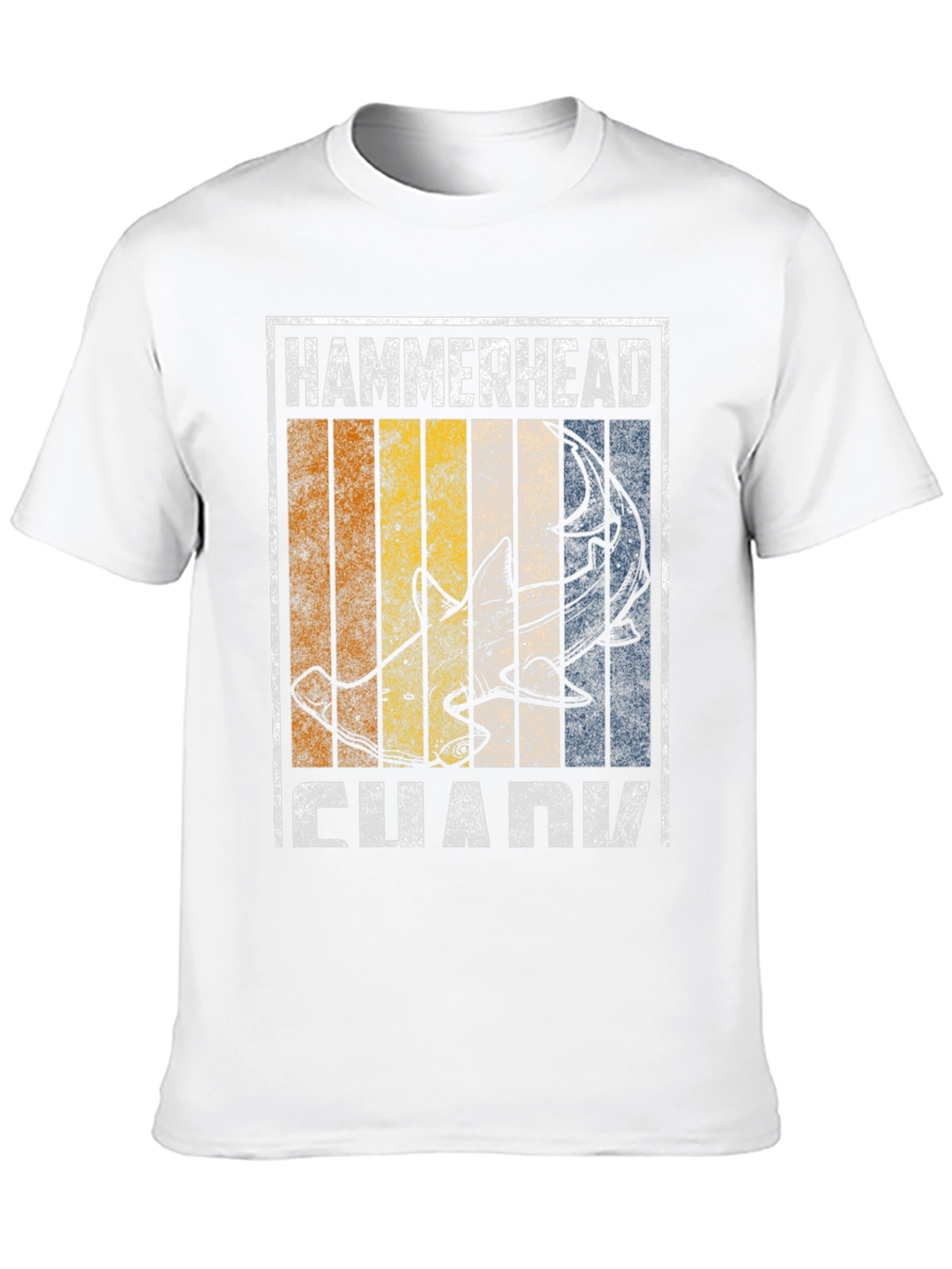 Hammerhead Shark Graphic Tee - Retro Style