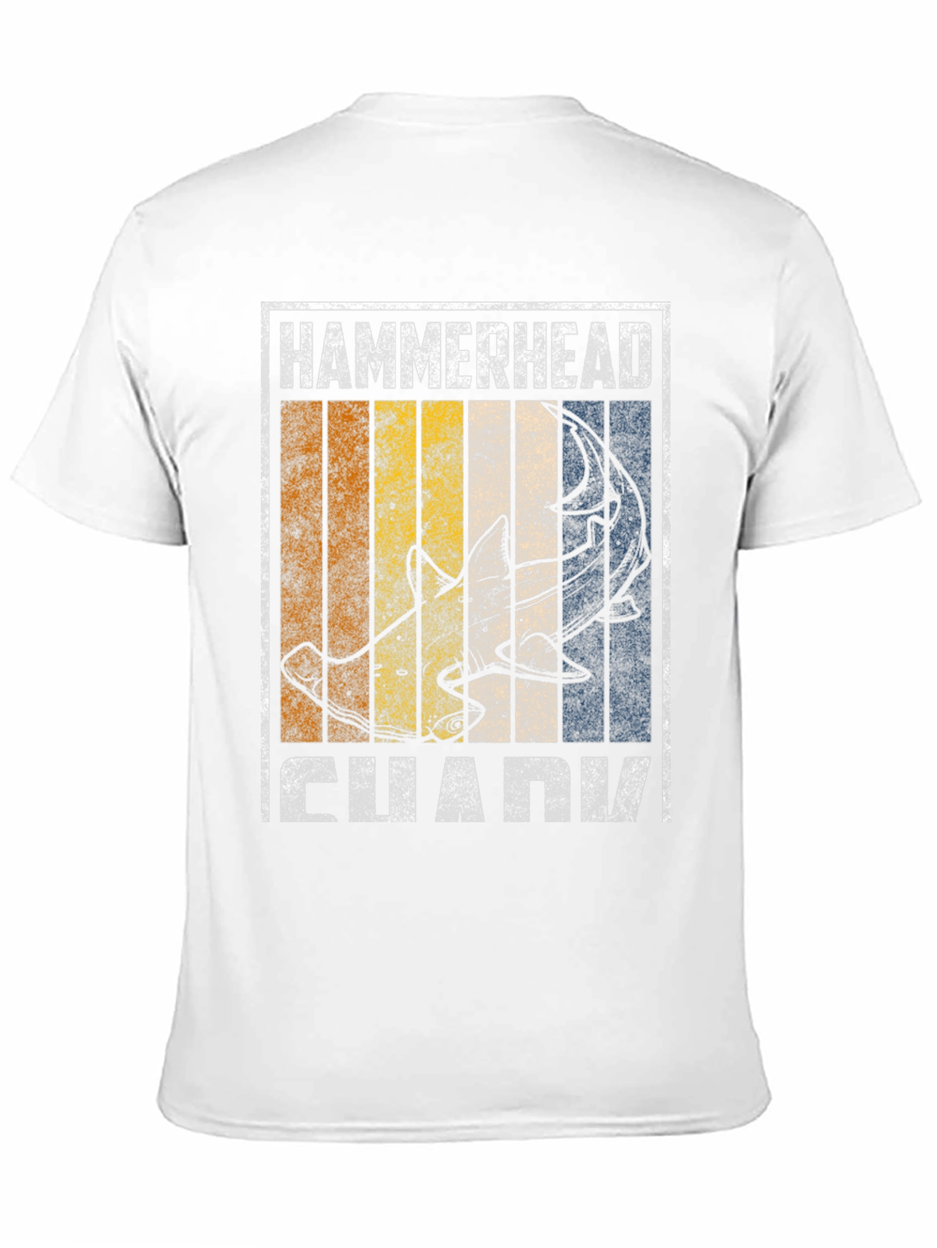 Hammerhead Shark Graphic Tee - Retro Style