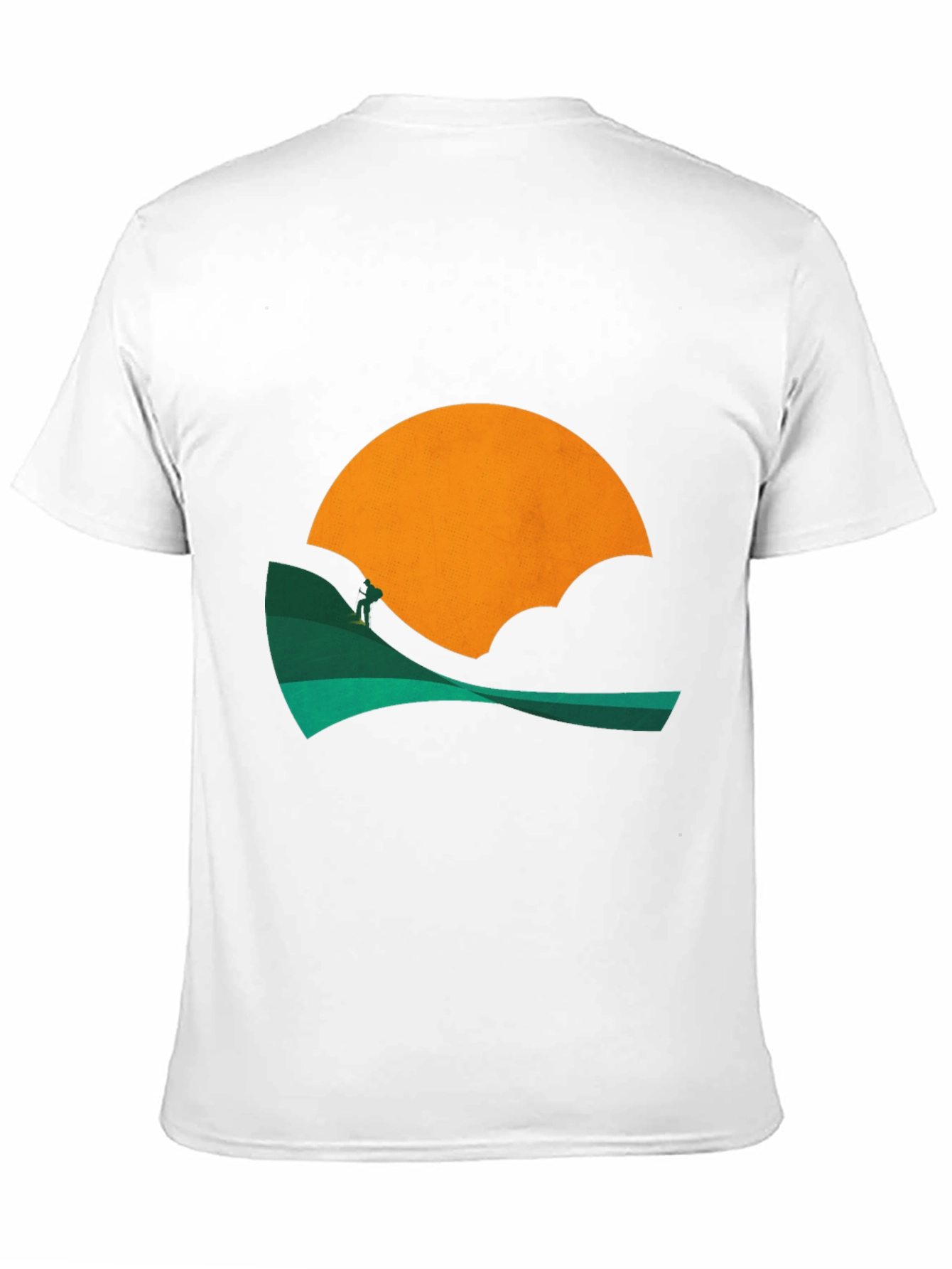 Sunset Hiker Graphic Tee - Black