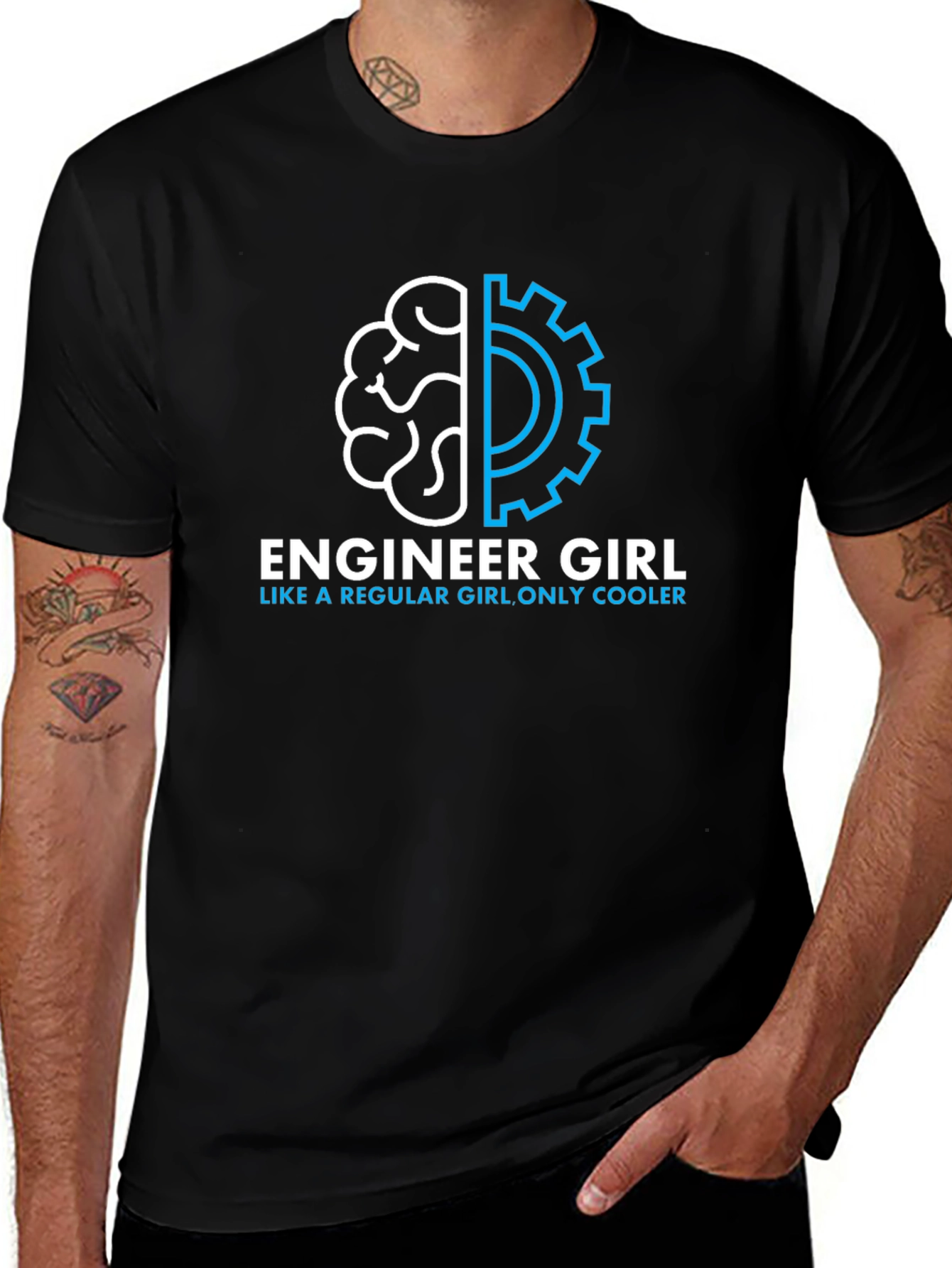 Engineer Girl T-Shirt - Smart & Cool