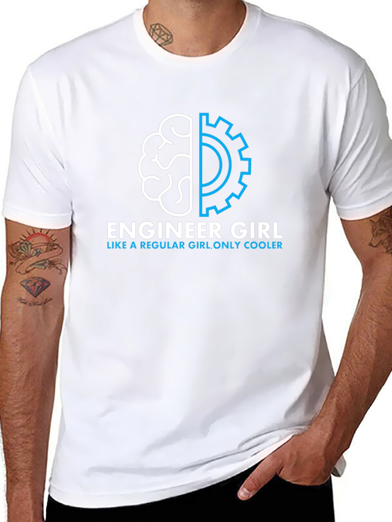Engineer Girl T-Shirt - Smart & Cool