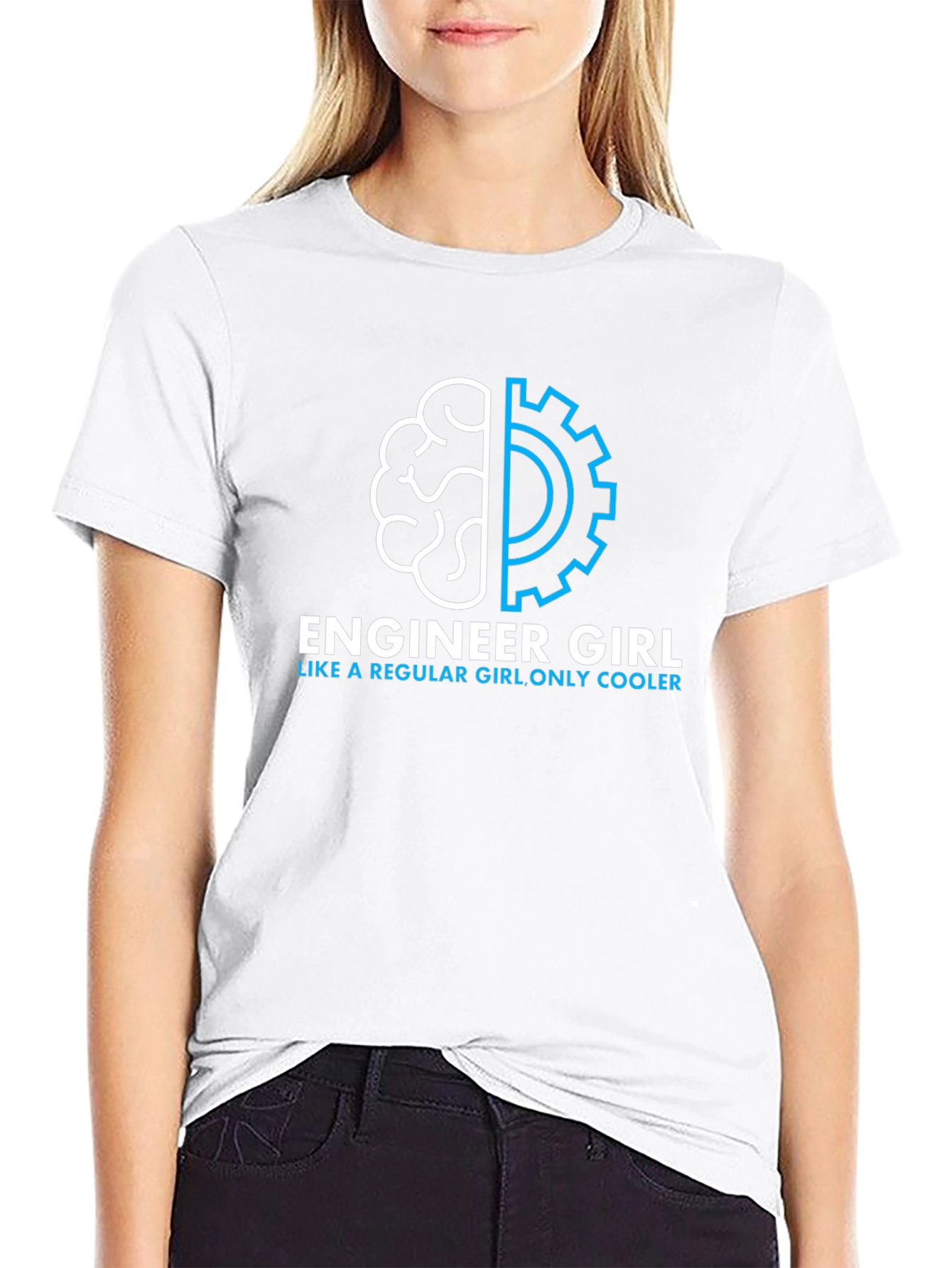Engineer Girl T-Shirt - Smart & Cool