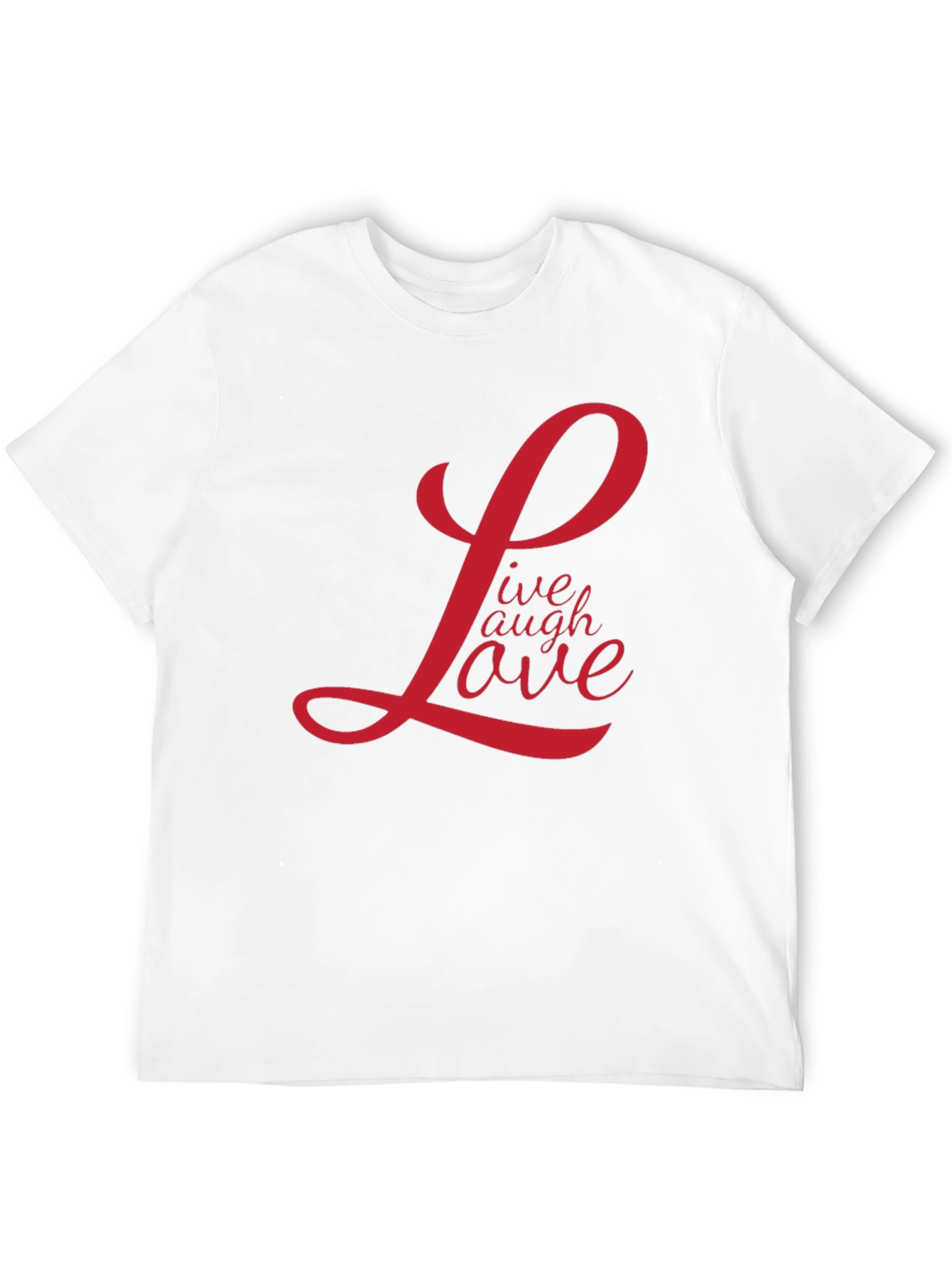 Live Laugh Love Graphic T-Shirt - Black