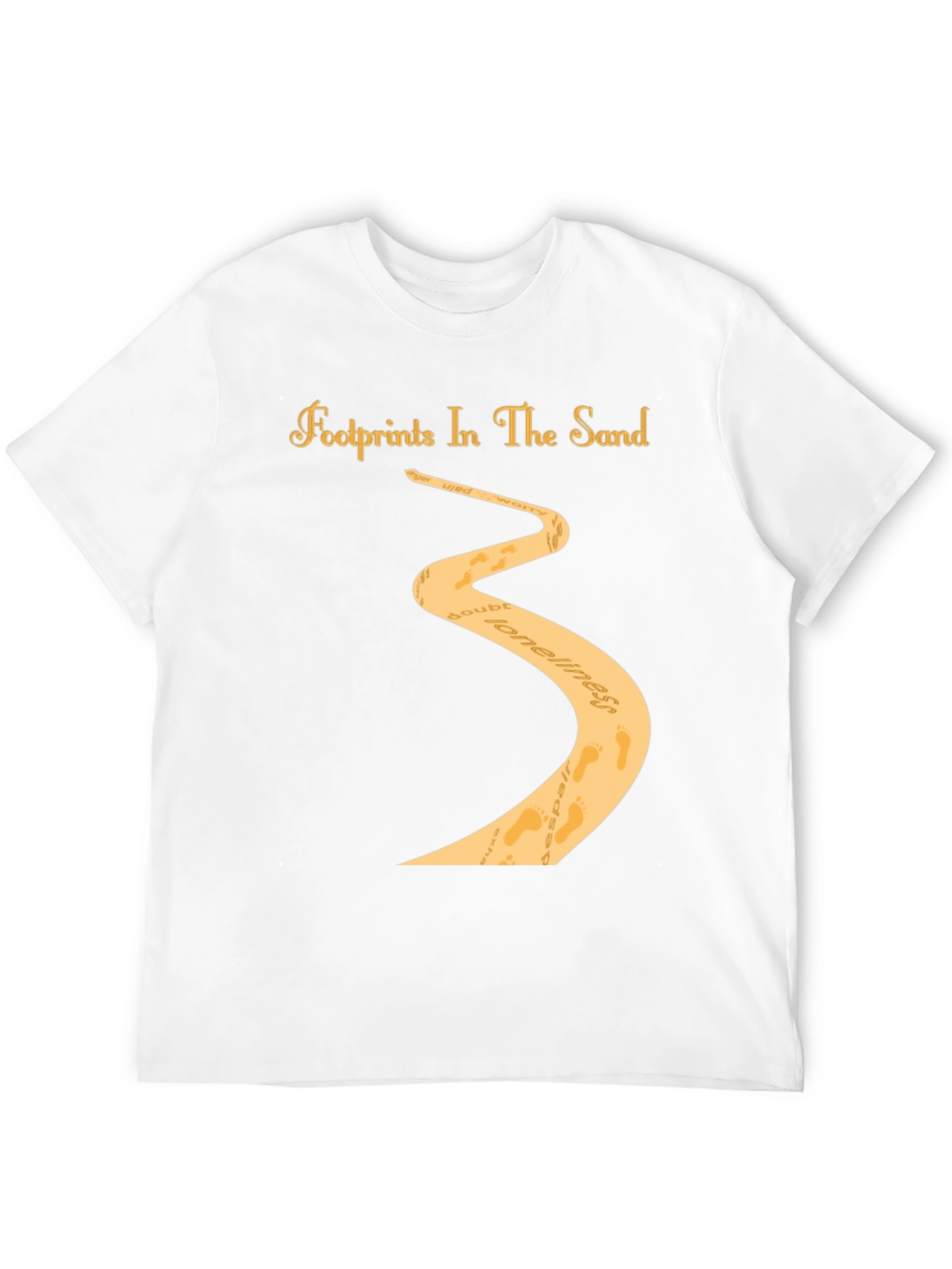 Footprints in the Sand Graphic T-Shirt