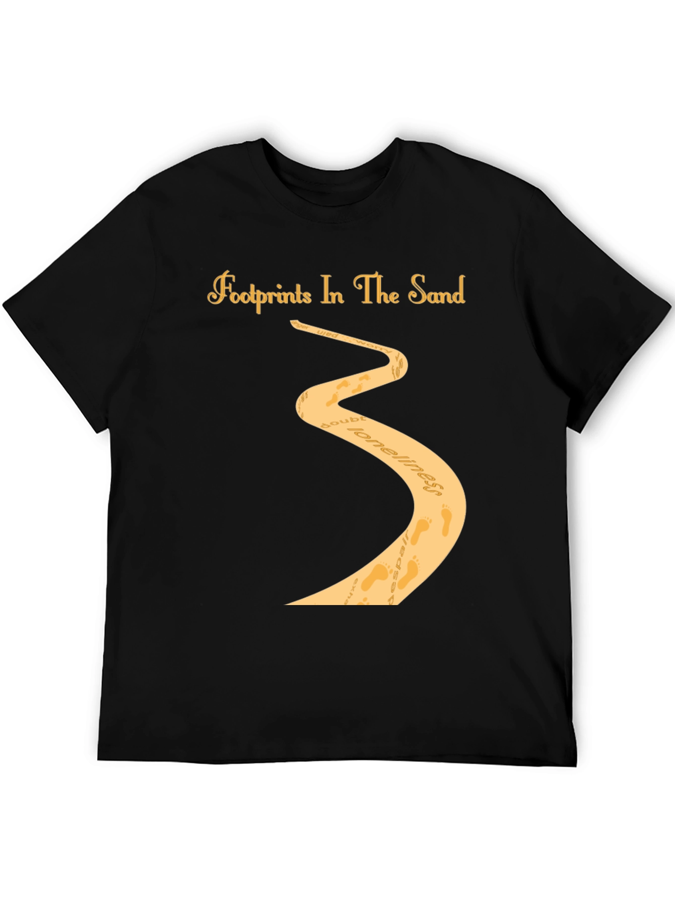 Footprints in the Sand Graphic T-Shirt