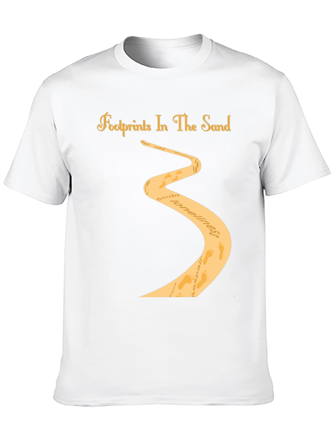 Footprints in the Sand Graphic T-Shirt
