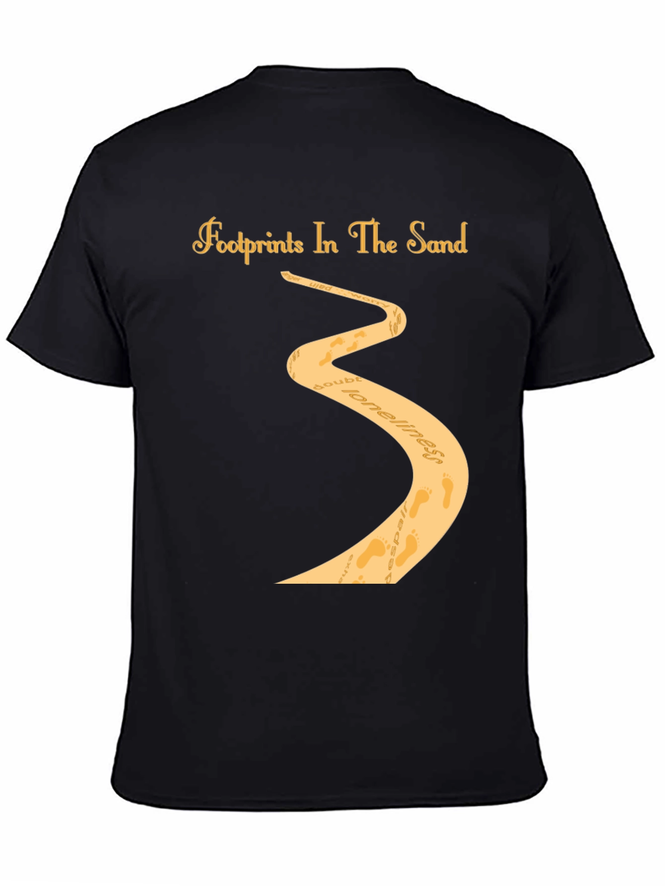 Footprints in the Sand Graphic T-Shirt