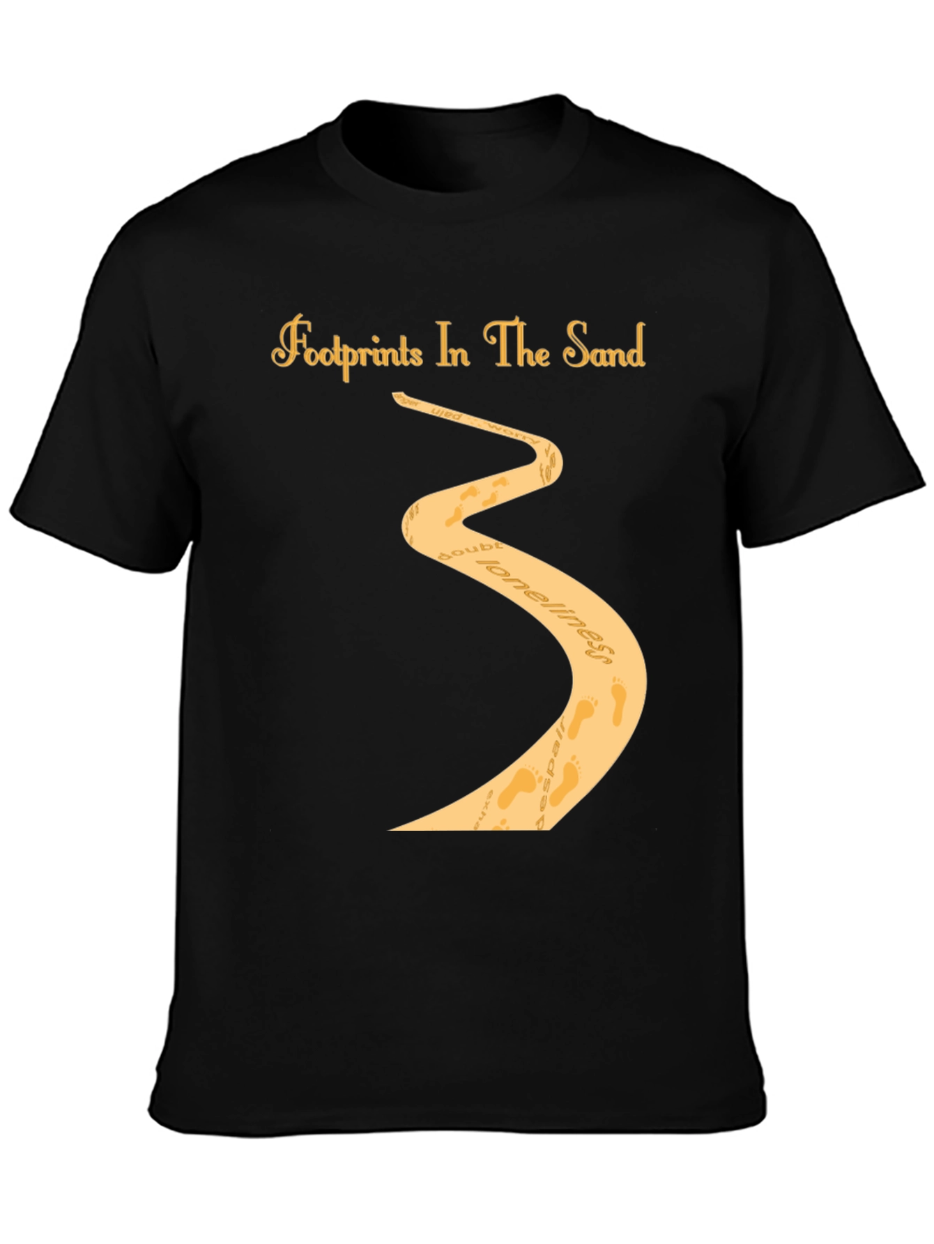 Footprints in the Sand Graphic T-Shirt