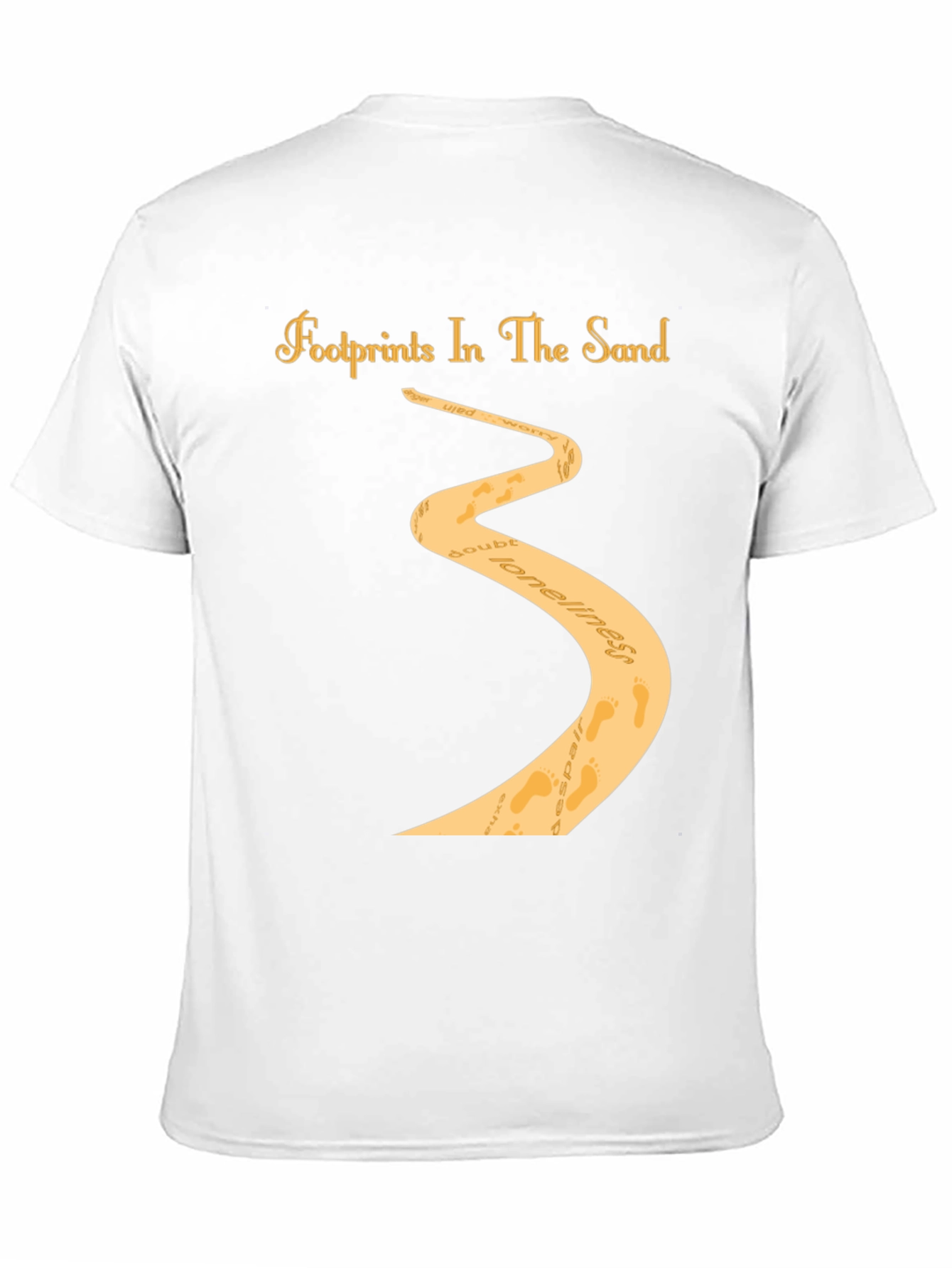 Footprints in the Sand Graphic T-Shirt
